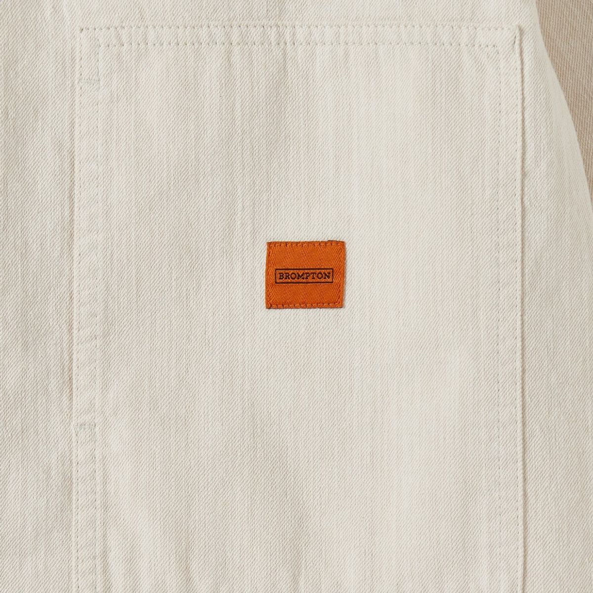 브롬톤 런던(BROMPTON LONDON) SUMMER DENIM HALF SLEEVE SHIRT - CREAM (P252MSH432)