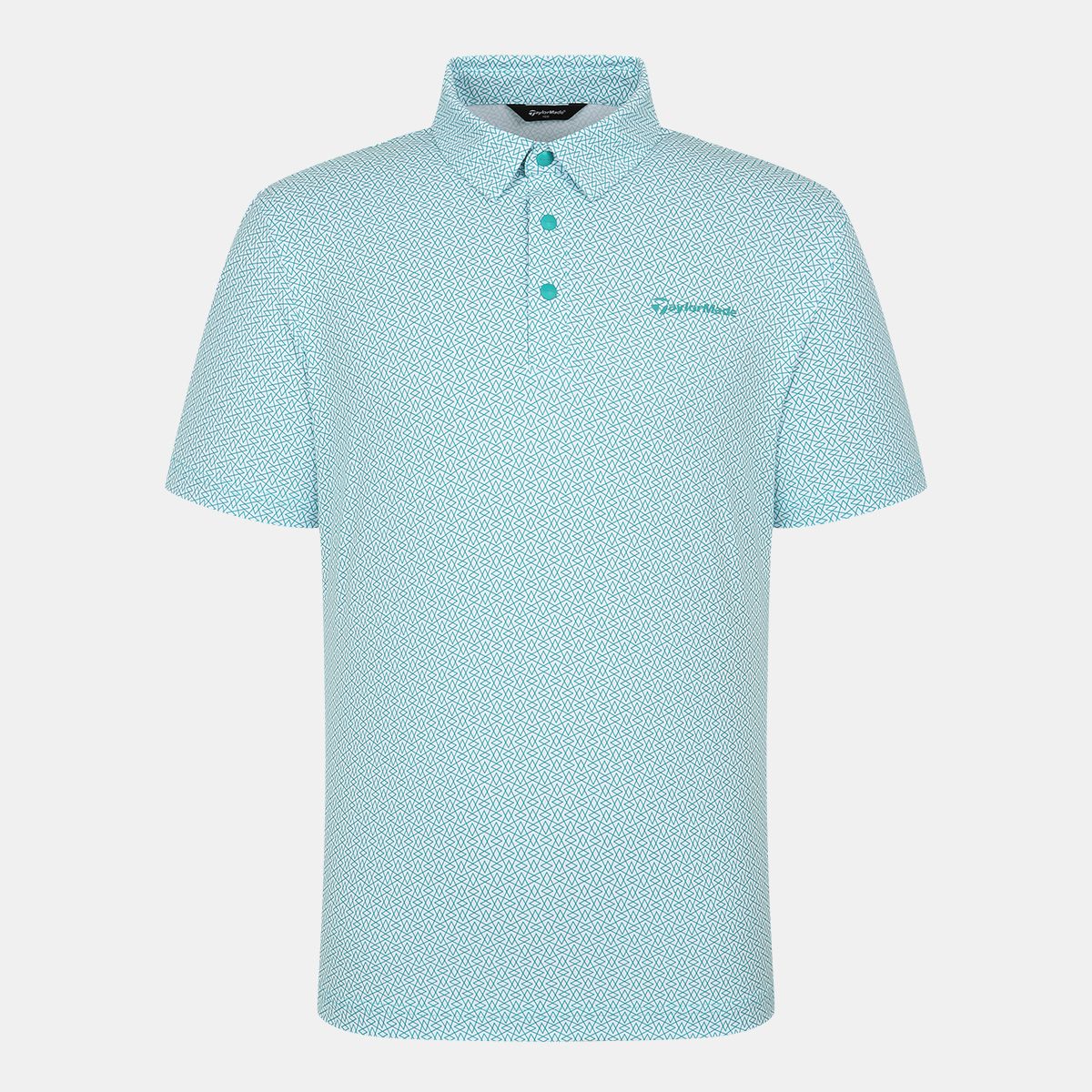 테일러메이드 어패럴(TAYLORMADE APPAREL) 남성 패턴 카라 반팔 티셔츠 T8031TO2245-804