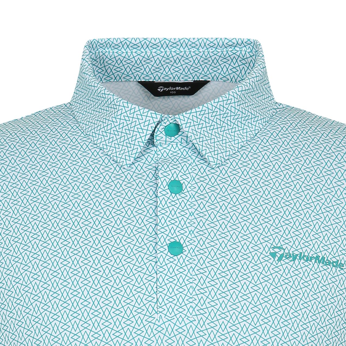 테일러메이드 어패럴(TAYLORMADE APPAREL) 남성 패턴 카라 반팔 티셔츠 T8031TO2245-804