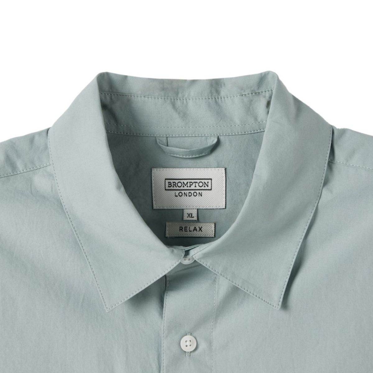브롬톤 런던(BROMPTON LONDON) BIOWASHED HALF SLEEVE SHIRT - MINT (P252MSH433)
