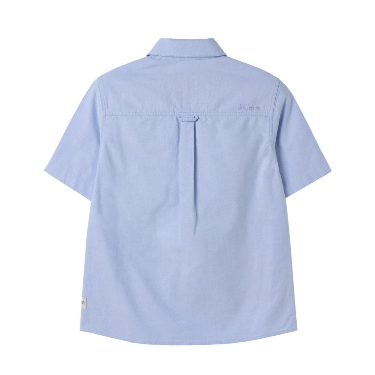 브롬톤 런던(BROMPTON LONDON) W OXFORD HALF SLEEVE COLLAR SHIRT - BLUE (P252WSH434)