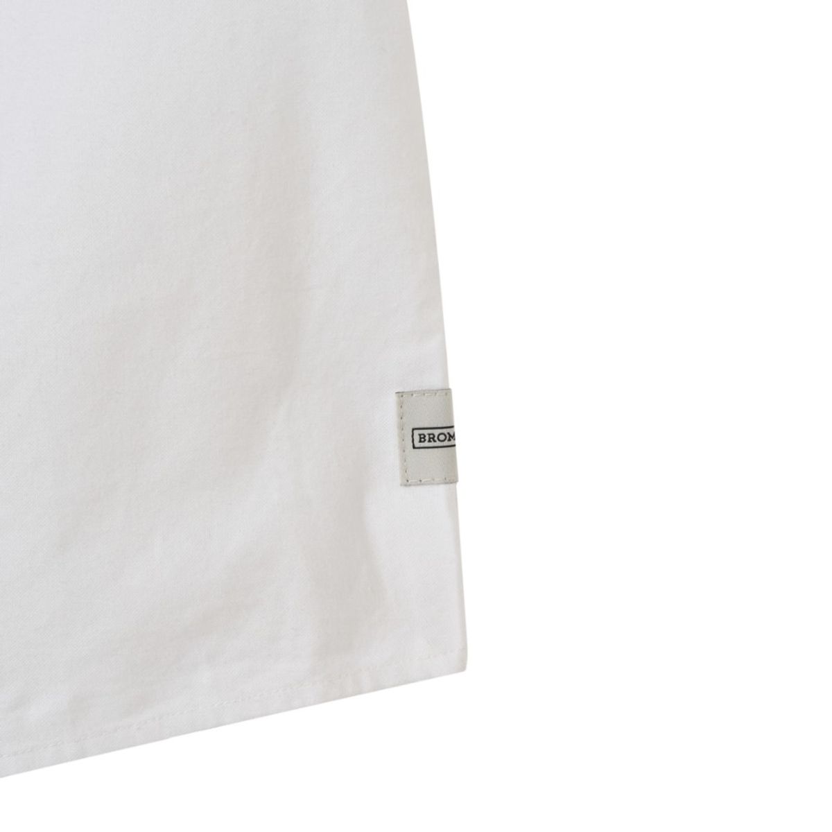 브롬톤 런던(BROMPTON LONDON) W OXFORD HALF SLEEVE COLLAR SHIRT - WHITE (P252WSH434)