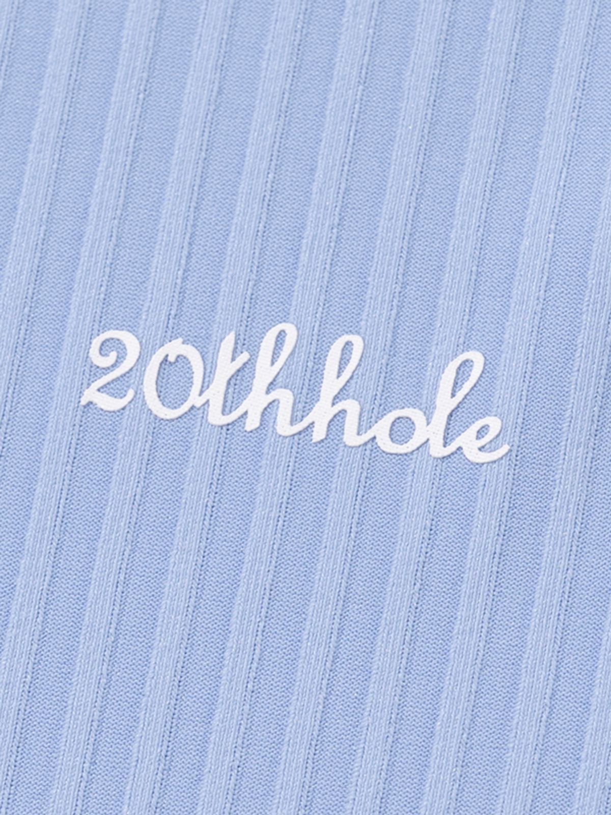투에니스홀(20TH HOLE) 여성 골지 모크넥 반팔 베이스 레이어 [SORA]