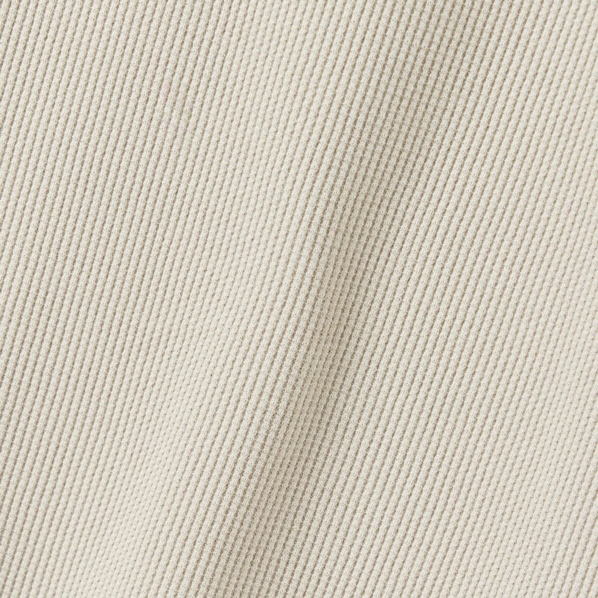 브롬톤 런던(BROMPTON LONDON) BUTTON WAFFLE HALF SLEEVE T-SHIRT - BEIGE (P252MTS433)