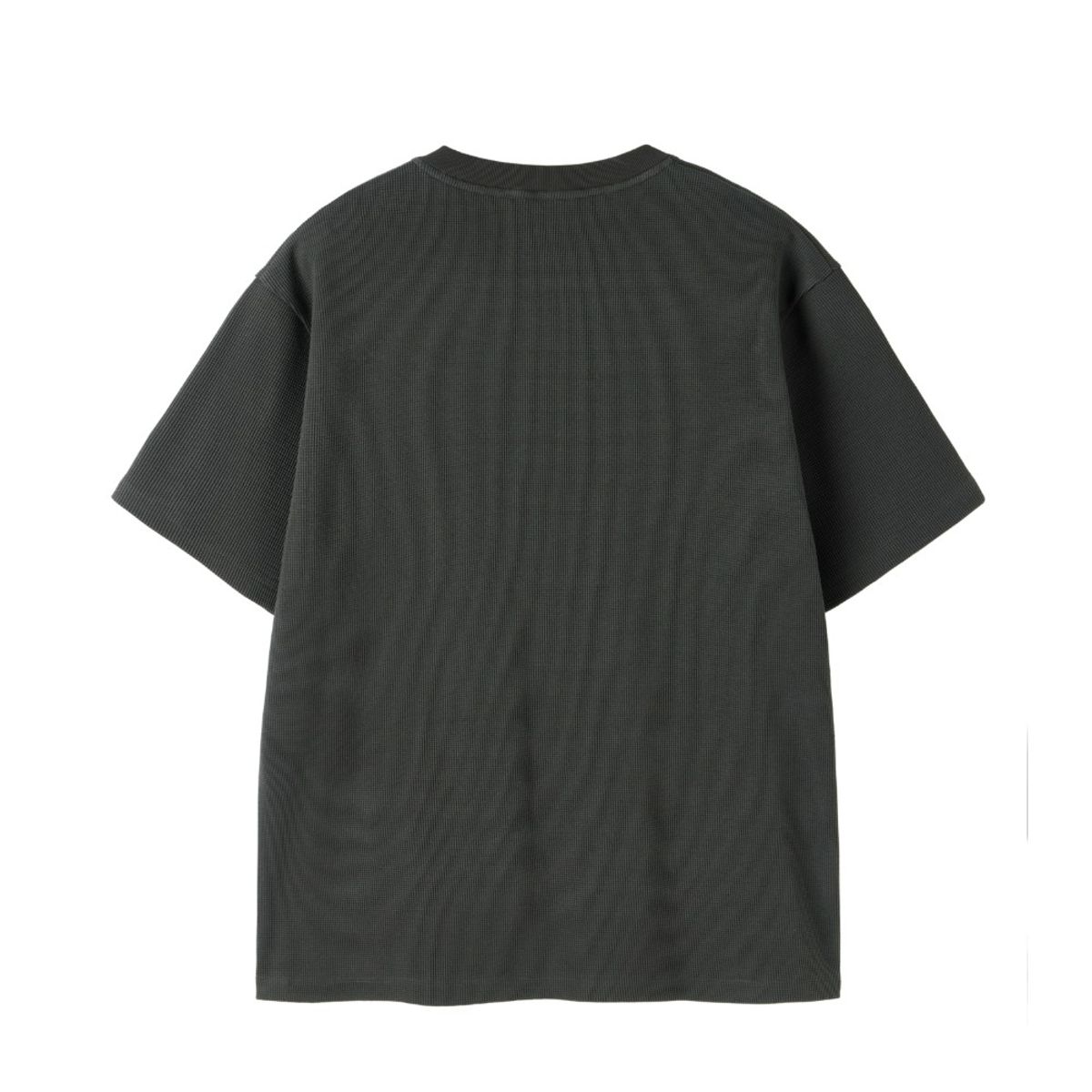 브롬톤 런던(BROMPTON LONDON) BUTTON WAFFLE HALF SLEEVE T-SHIRT - C/GREY (P252MTS433)