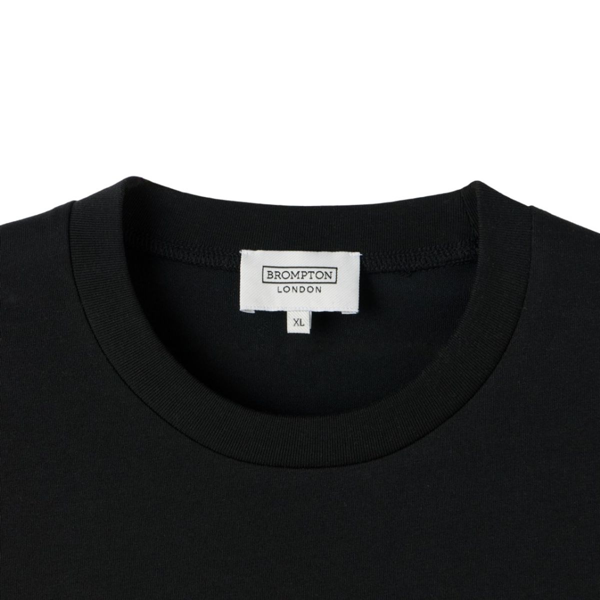 브롬톤 런던(BROMPTON LONDON) BASIC HALF SLEEVE T-SHIRT - BLACK (P252UTS431)