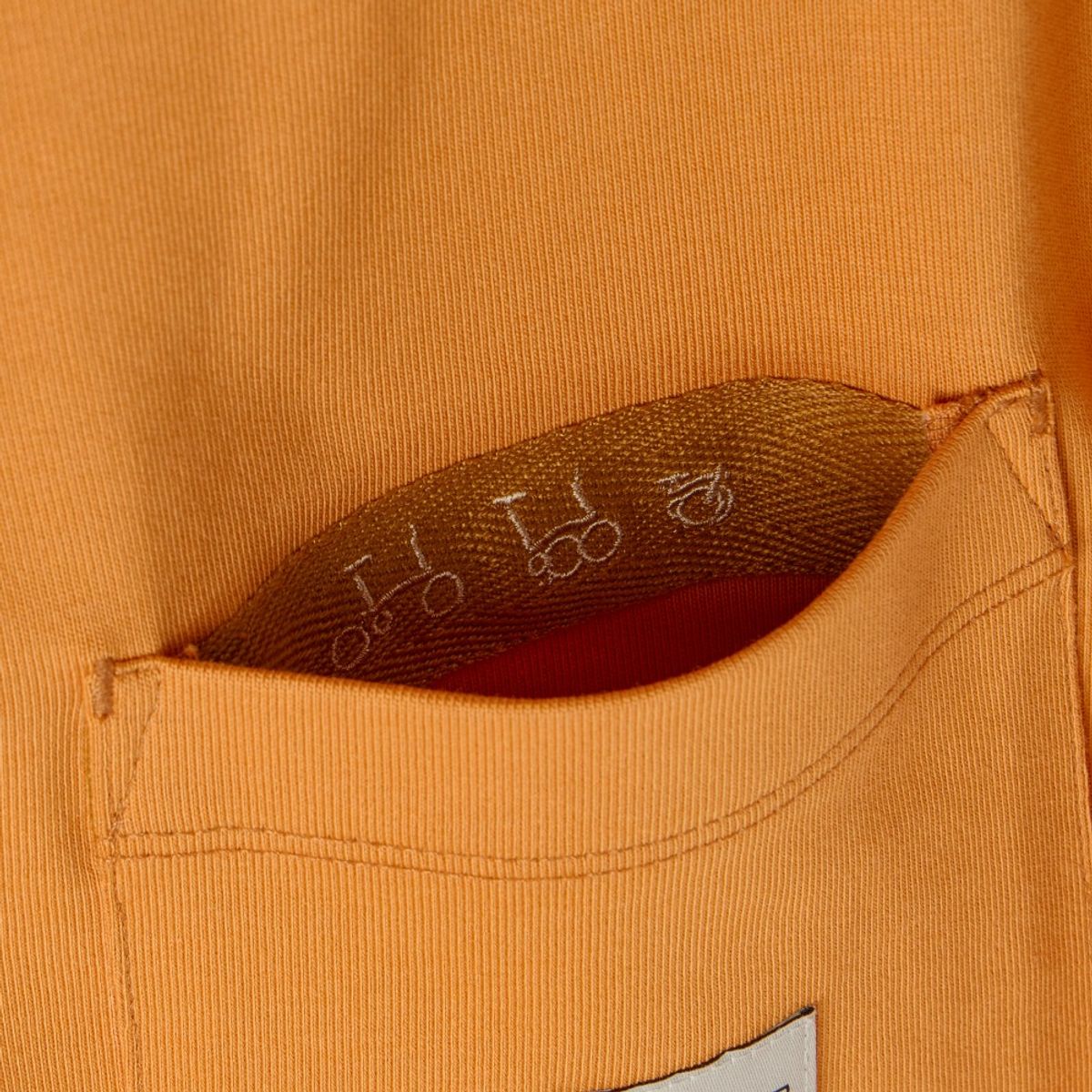 브롬톤 런던(BROMPTON LONDON) BASIC HALF SLEEVE T-SHIRT - ORANGE (P252UTS431)
