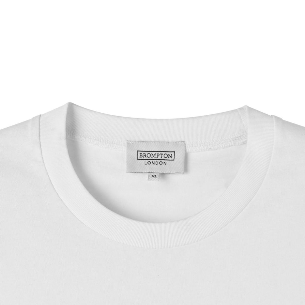 브롬톤 런던(BROMPTON LONDON) BASIC HALF SLEEVE T-SHIRT - WHITE (P252UTS431)