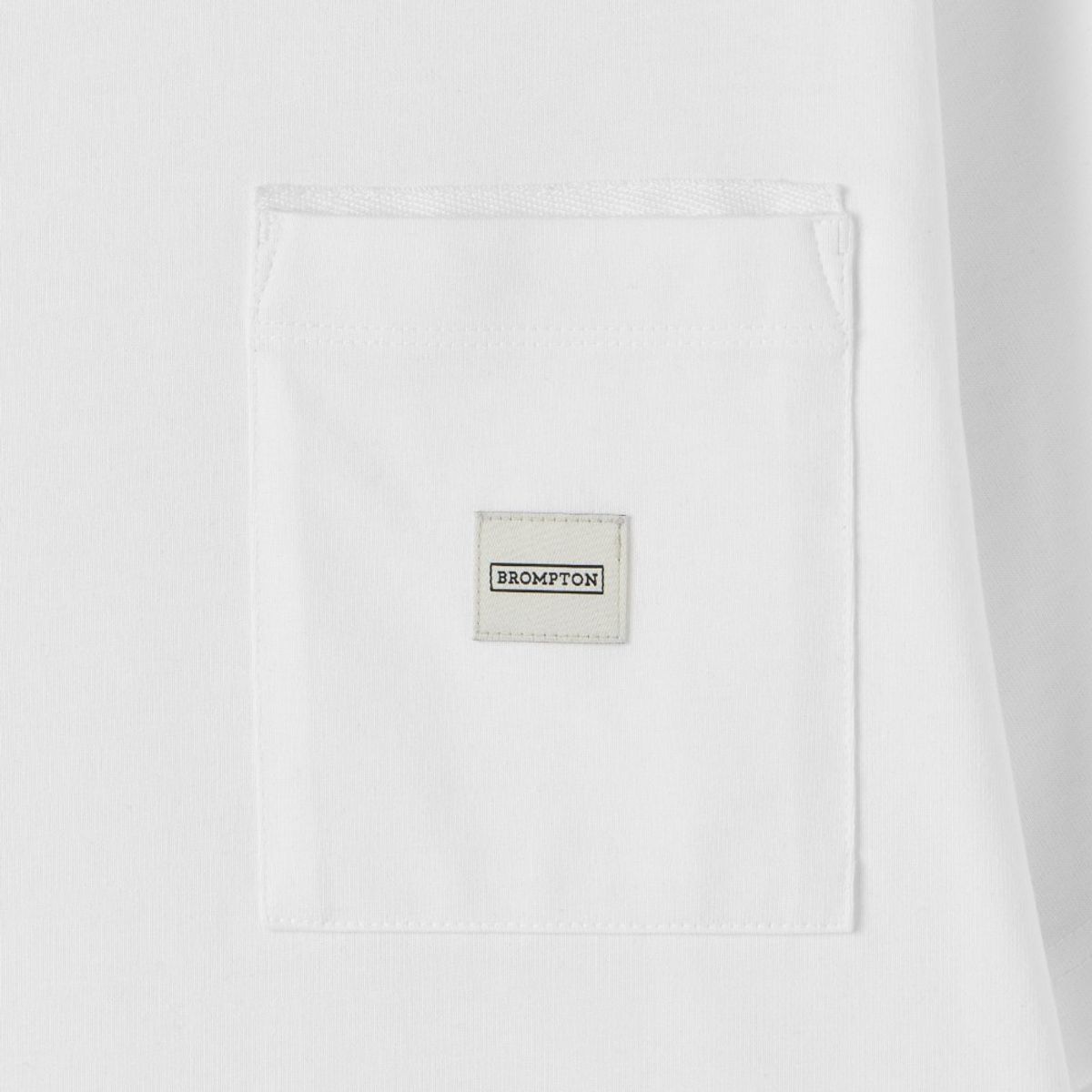 브롬톤 런던(BROMPTON LONDON) BASIC HALF SLEEVE T-SHIRT - WHITE (P252UTS431)