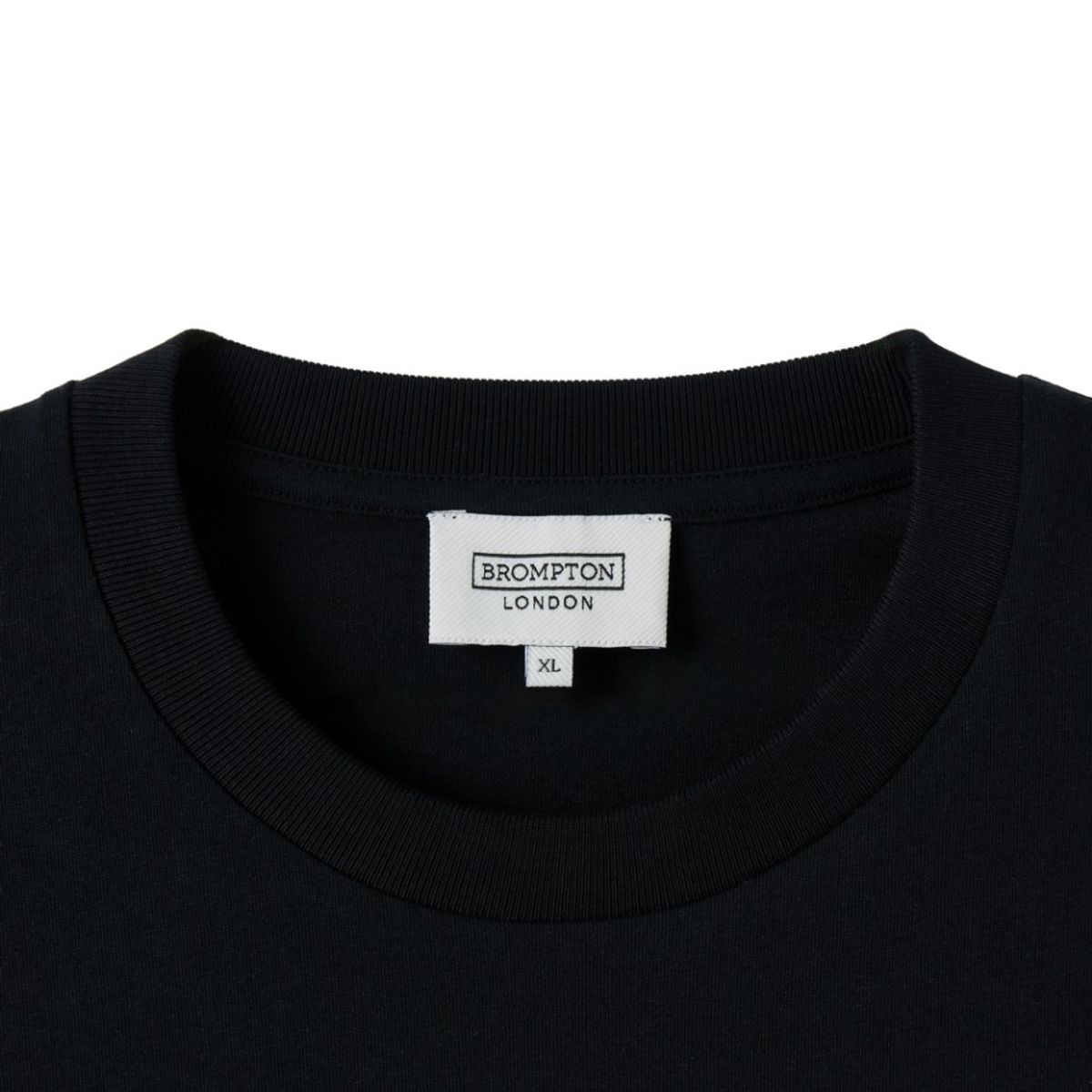 브롬톤 런던(BROMPTON LONDON) BROMPTON LOGO SHORT SLEEVE - BLACK (P252UTS450)
