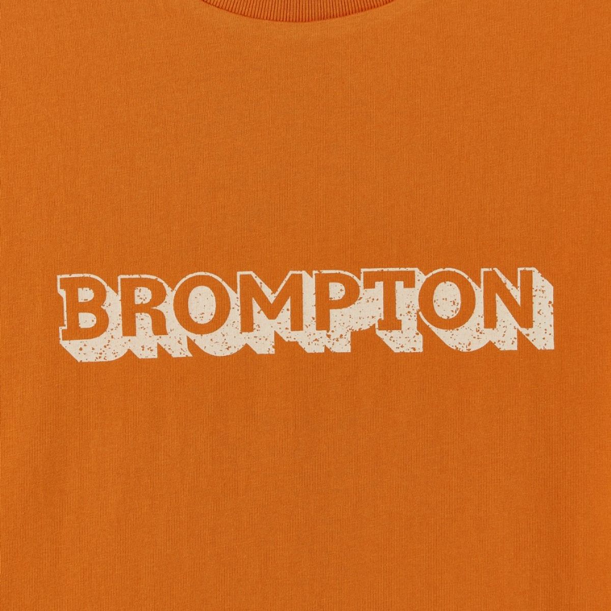 브롬톤 런던(BROMPTON LONDON) BROMPTON LOGO SHORT SLEEVE - ORANGE (P252UTS450)