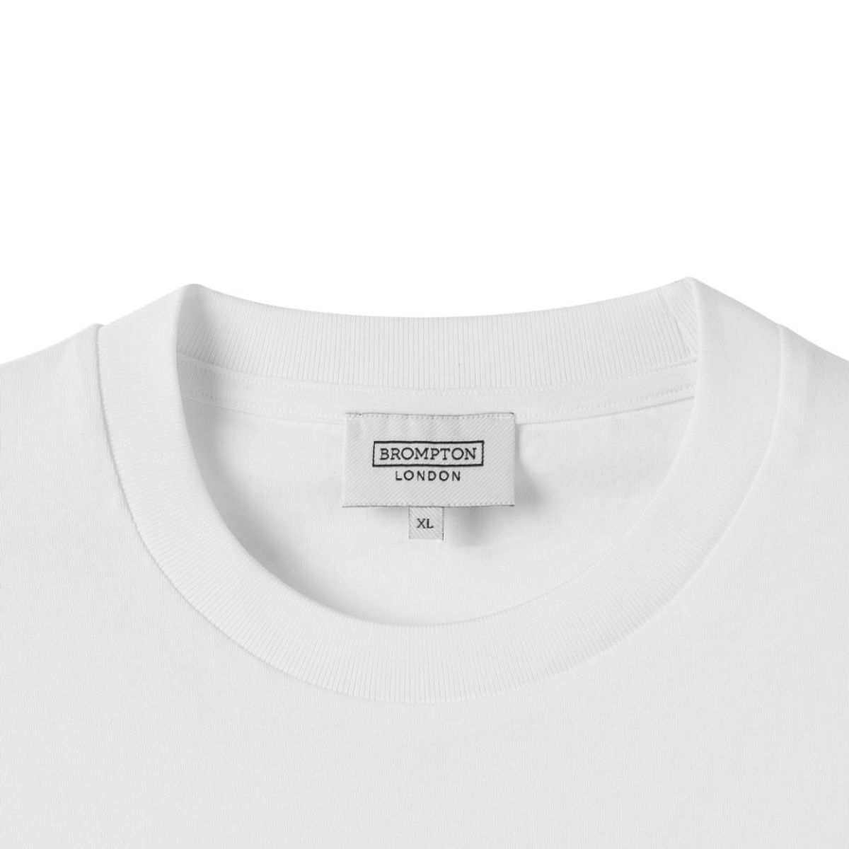 브롬톤 런던(BROMPTON LONDON) BROMPTON LOGO SHORT SLEEVE - WHITE (P252UTS450)