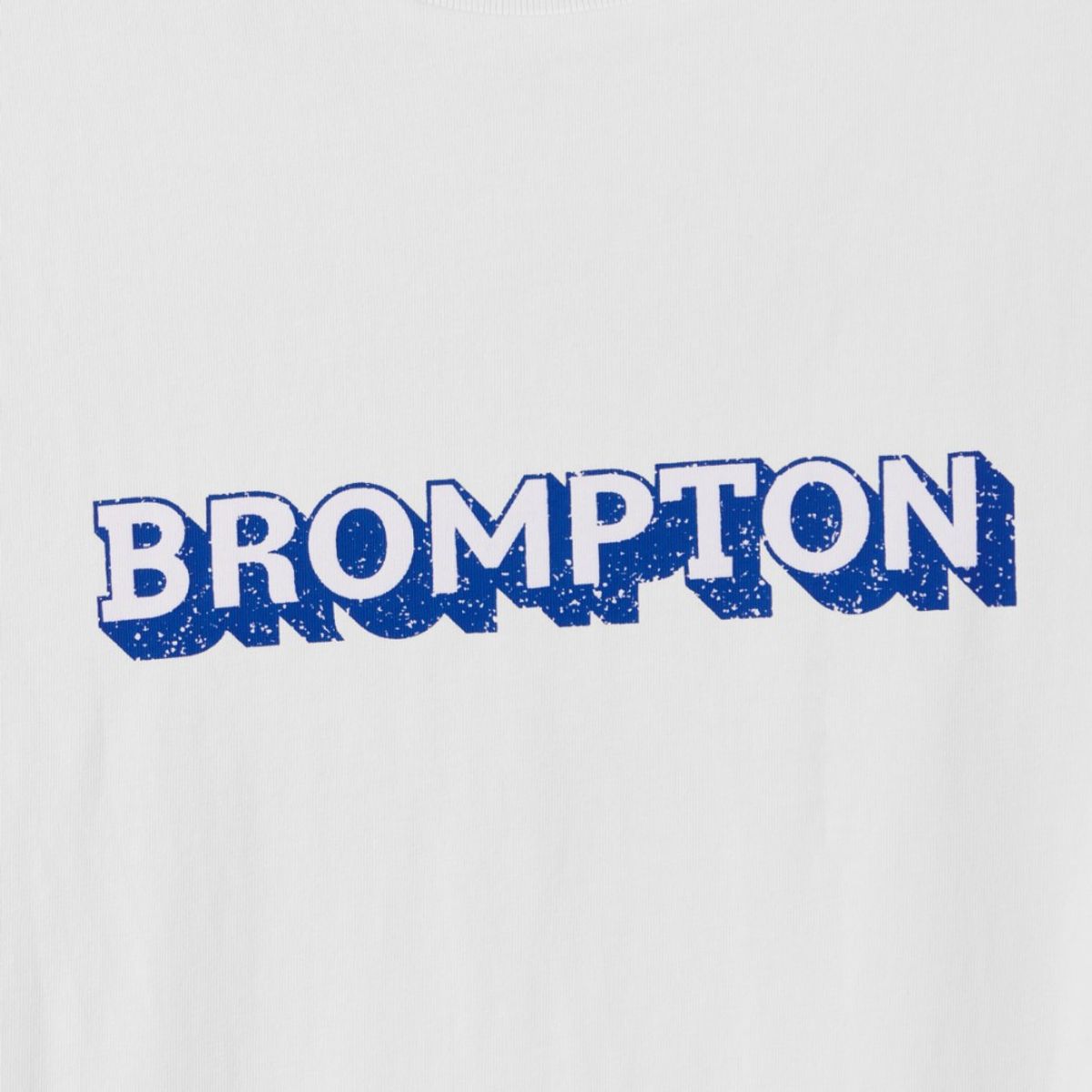 브롬톤 런던(BROMPTON LONDON) BROMPTON LOGO SHORT SLEEVE - WHITE (P252UTS450)