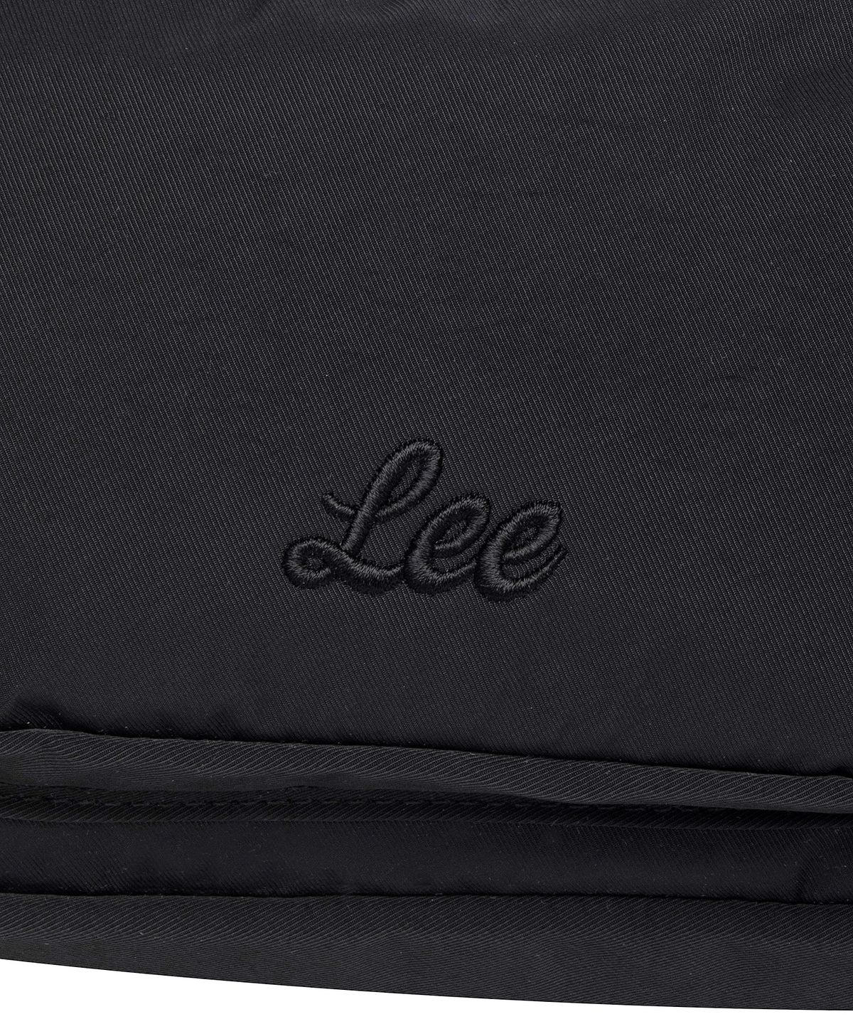 리(LEE) 나일론 듀얼 포켓 핸드백 블랙