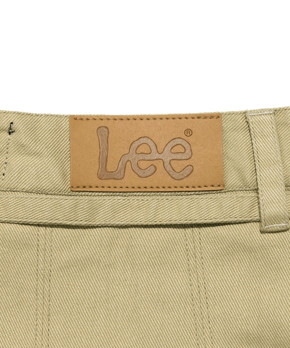 리(LEE) 우먼 플리츠 미니 스커트 베이지