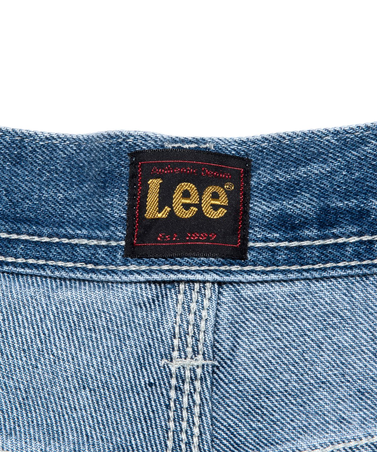 리(LEE) 페인터 데님 쇼츠 인디고 미듐