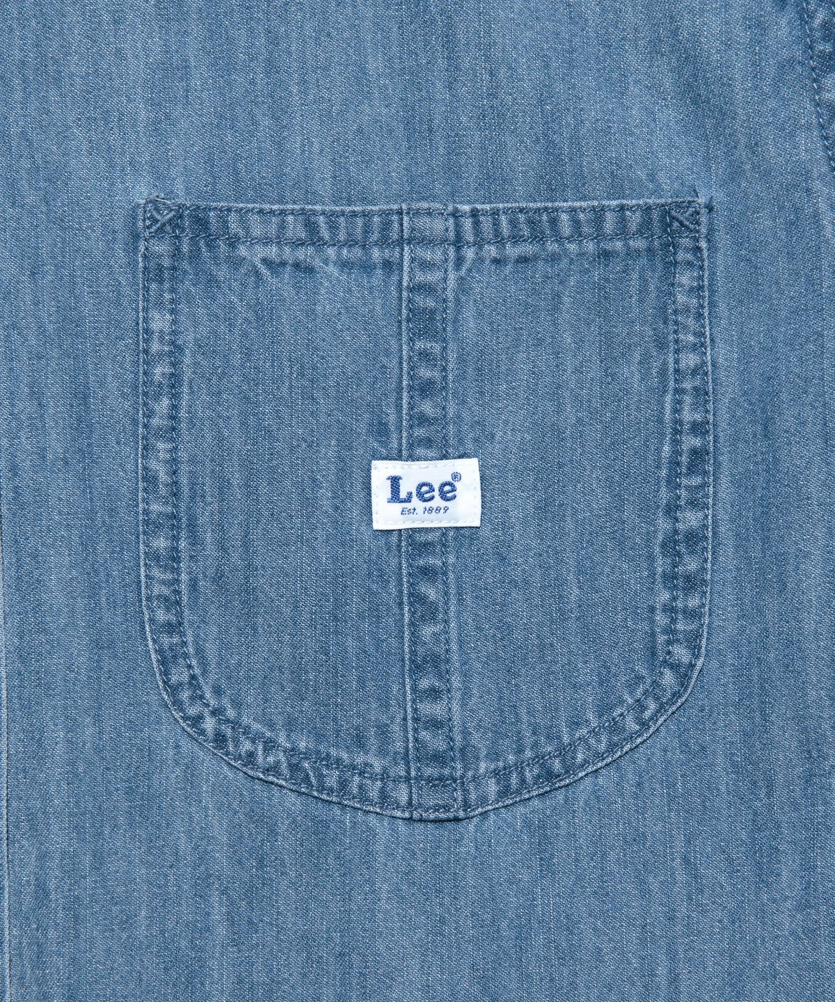 리(LEE) 우먼 데님 셔츠 원피스 인디고 미듐