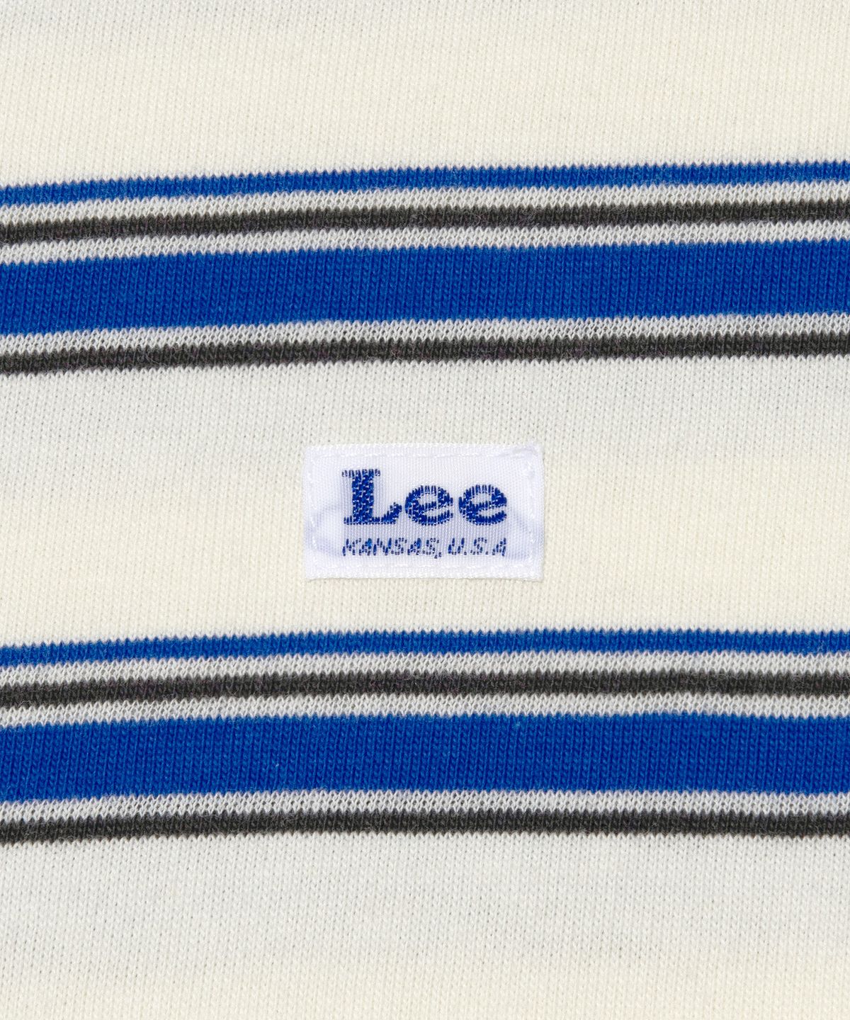 리(LEE) 멀티 스트라이프 티셔츠 블루