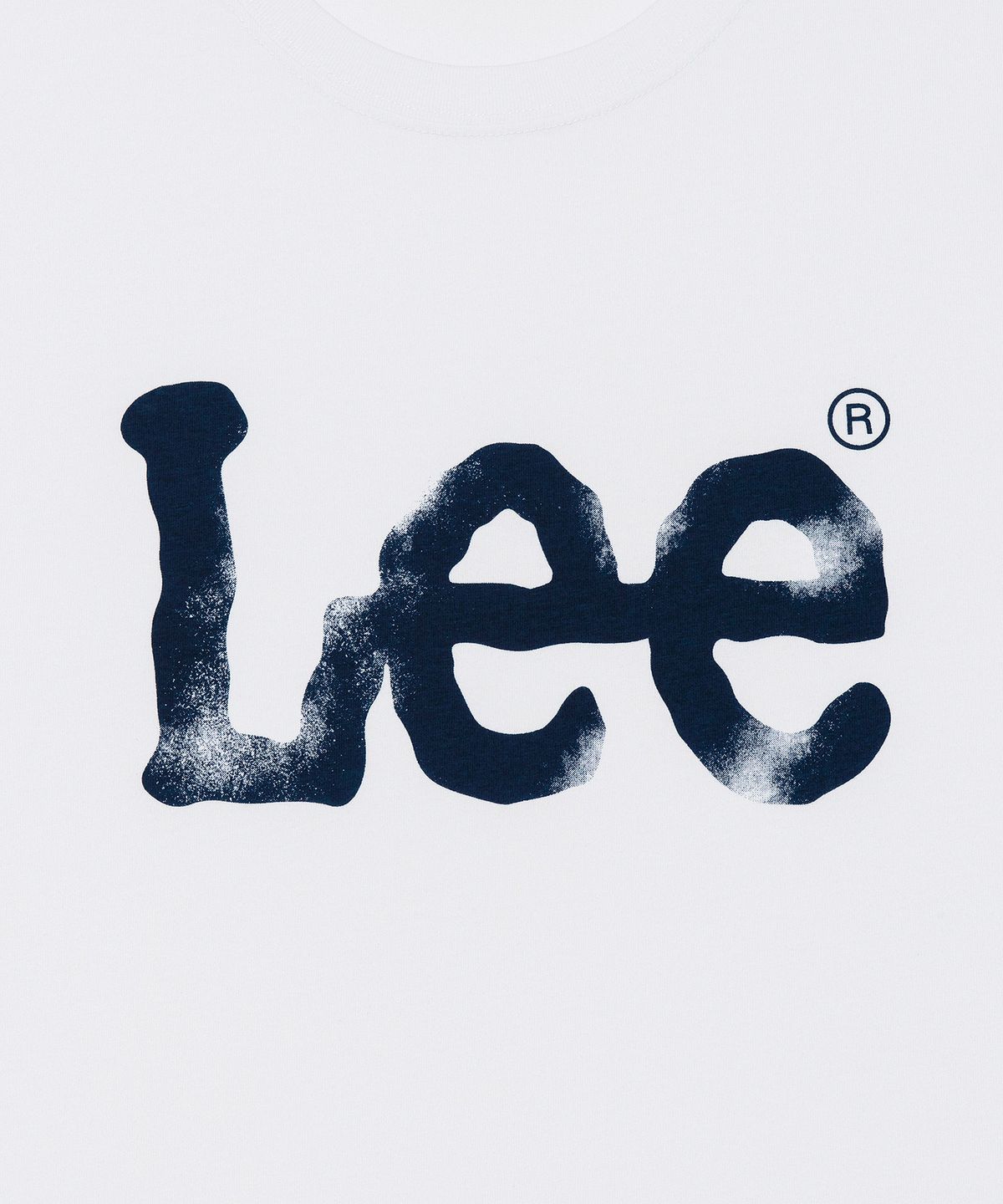 리(LEE) 스프레이 트위치 로고 티셔츠 화이트