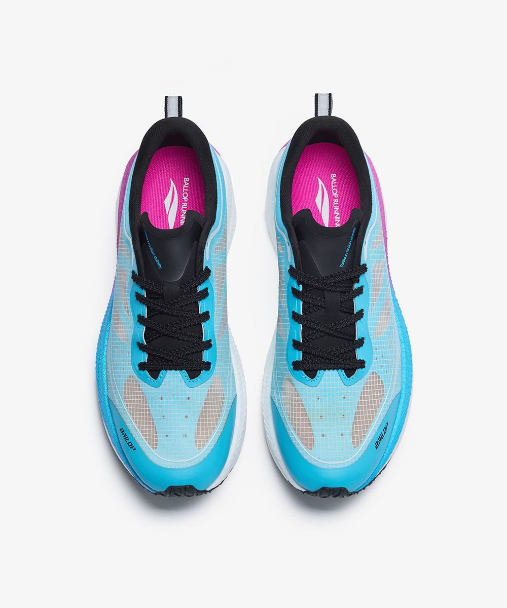 MUSINSA BALLOP Running shoes Turbo Speedster R3 Aqua Blue