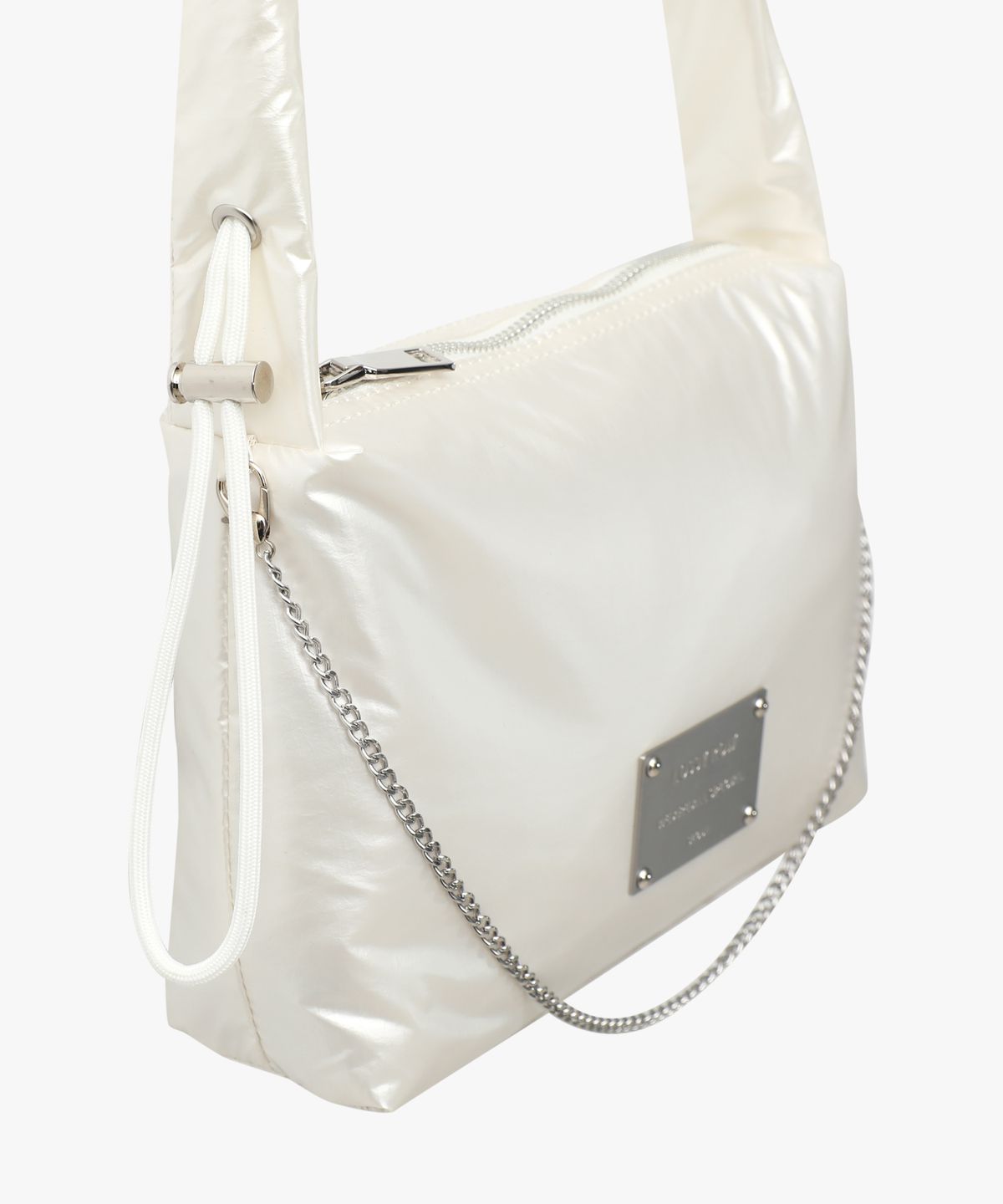 로시로우(LOSSYROW) Glossy Shoulder Bag White