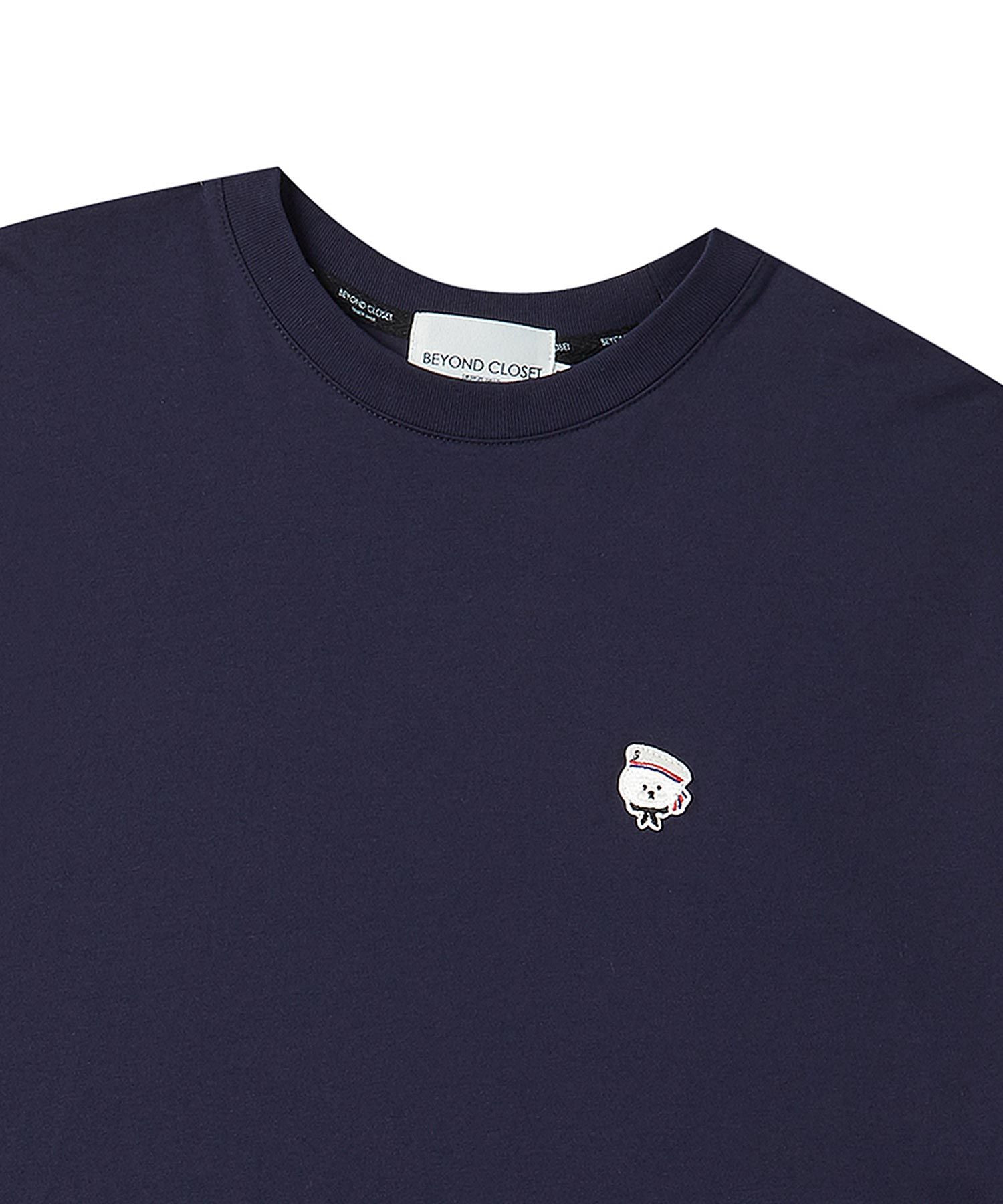 beyondclosetのBonjour Dog Wappen Short Sleeve T-Shirt 全3色 MUSINSA | BEYOND CLOSET Bonjour Dog Wappen Short Sleeve T