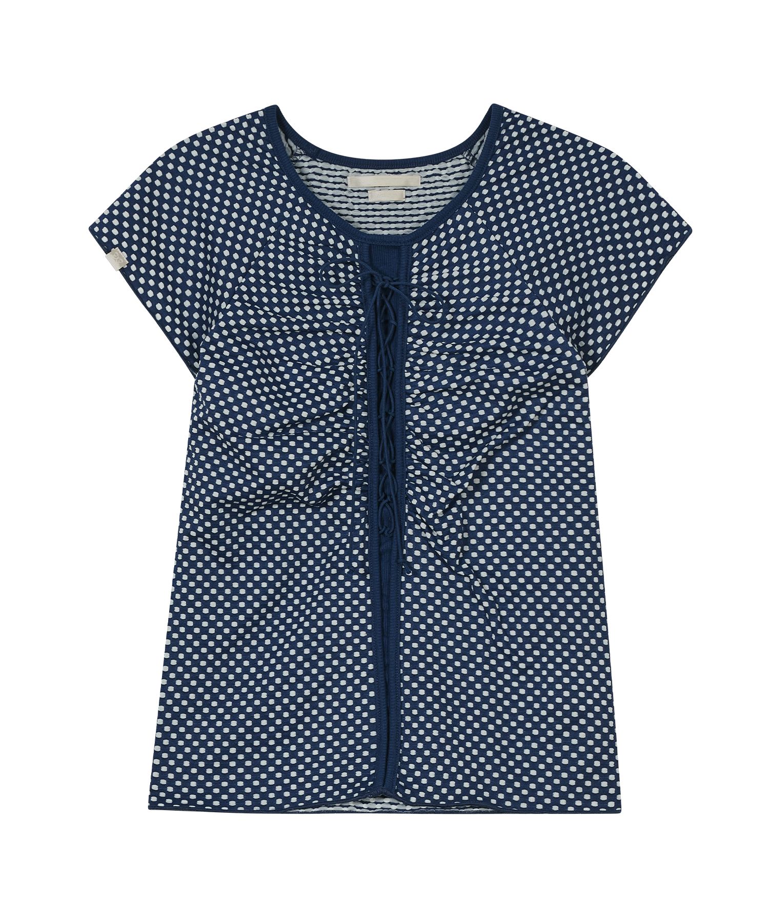 ◇typeservice◇ Lace Up Strap Top Blue MUSINSA公式 | TYPESERVICE Lace Up Strap Top [Blue]