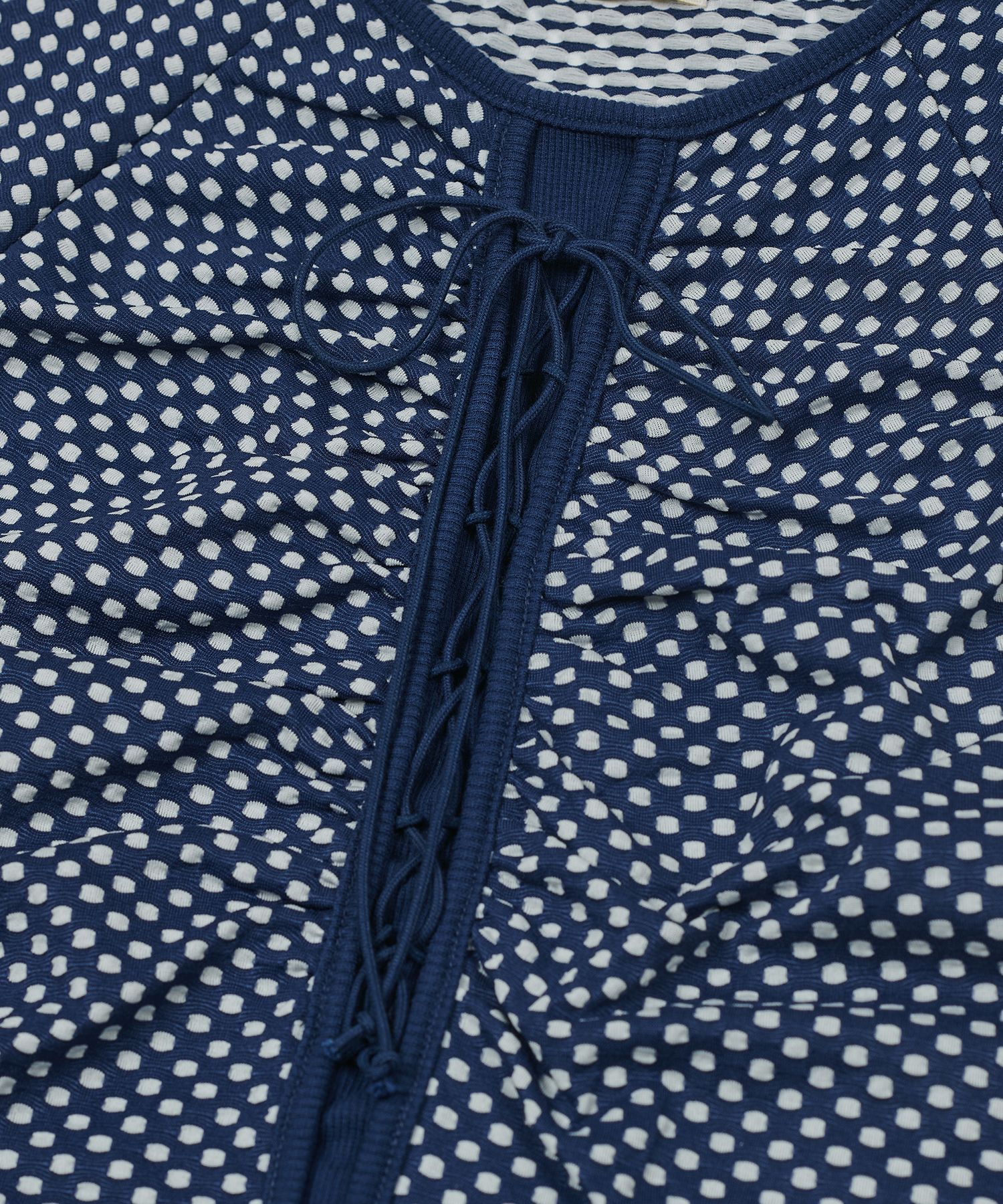 ◇typeservice◇ Lace Up Strap Top Blue MUSINSA公式 | TYPESERVICE Lace Up Strap Top [Blue]
