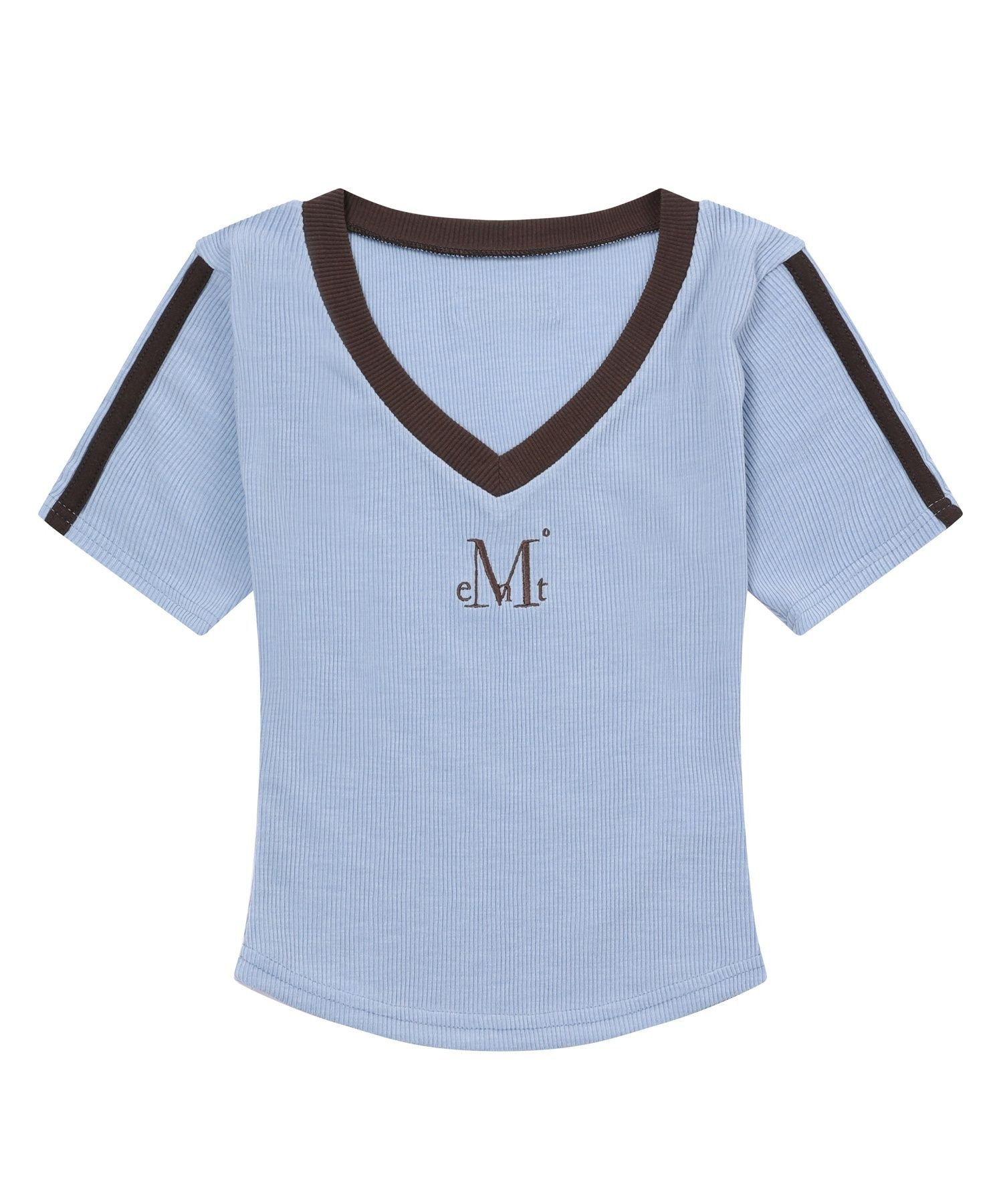 ◆MUCENT◆ Binding Track Line Golji Short Sleeve Tee 3 Color MUSINSA | MUCENT Binding Track Line Golji Short Sleeve Tee