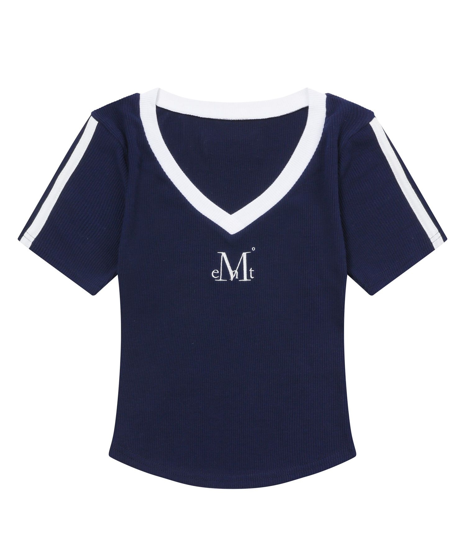 ◆MUCENT◆ Binding Track Line Golji Short Sleeve Tee 3 Color MUSINSA | MUCENT Binding Track Line Golji Short Sleeve Tee