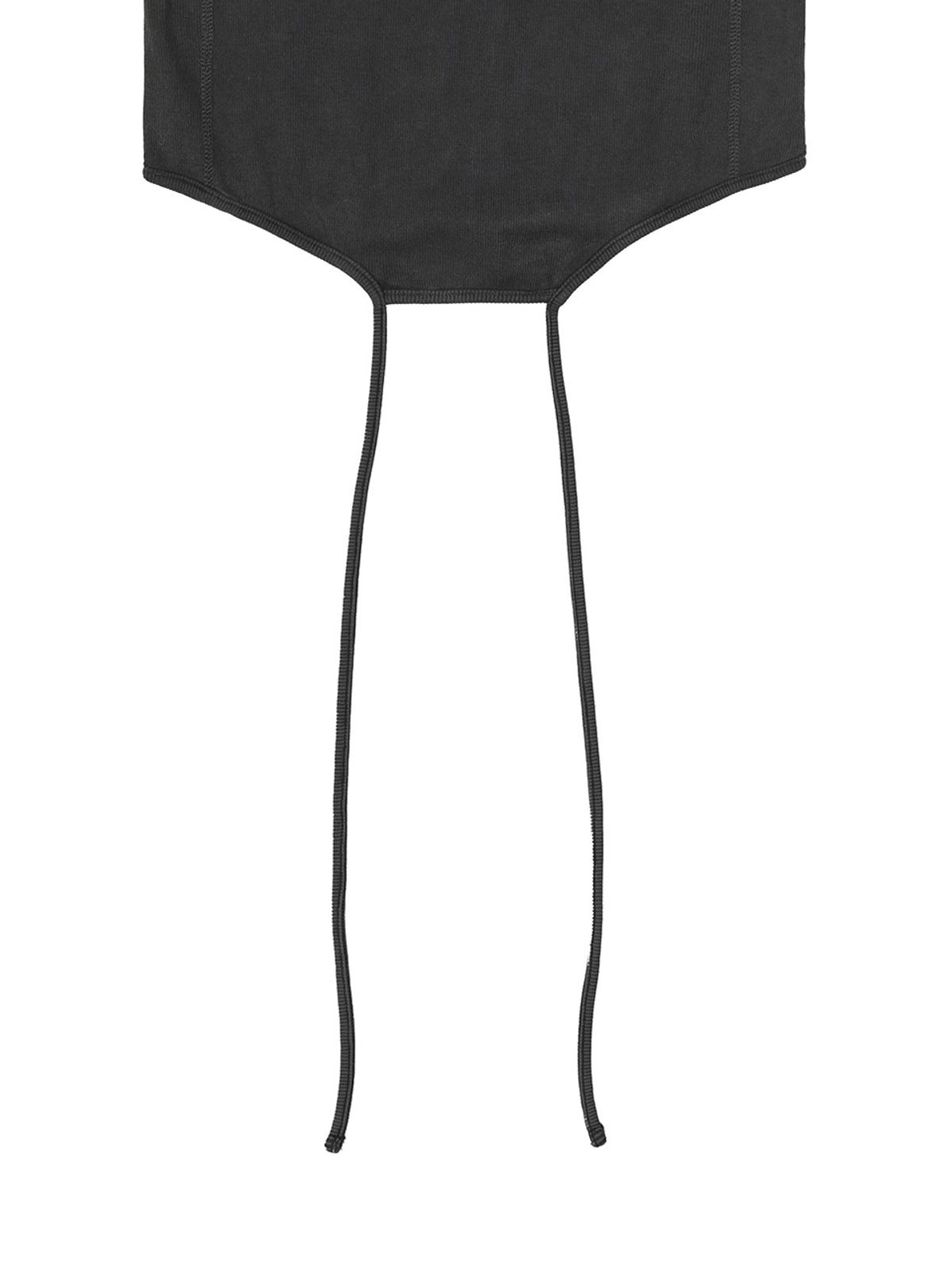 지제뮤지엄(ZIZEMUSEUM) RIBBED STRING T SHIRTS(CHARCOAL GRAY)