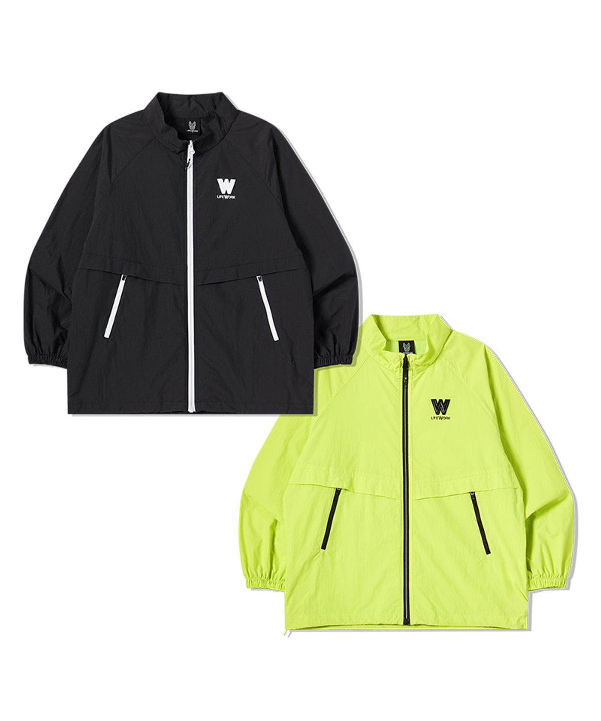 라이프워크 키즈(LIFEWORK KIDS) 키즈) W 네온 하이넥 자켓
