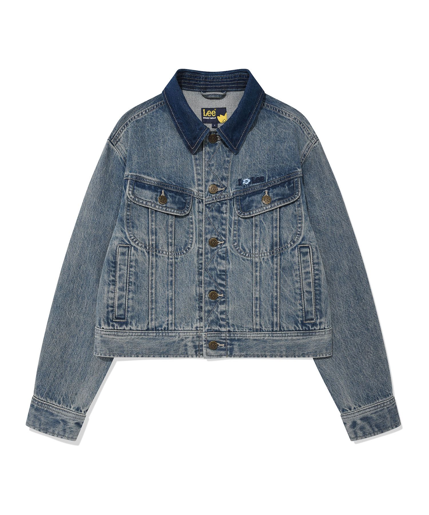 MUSINSA | WACKY WILLY [Wakiwilly x Lee] Women's Denim Jacket Indigo