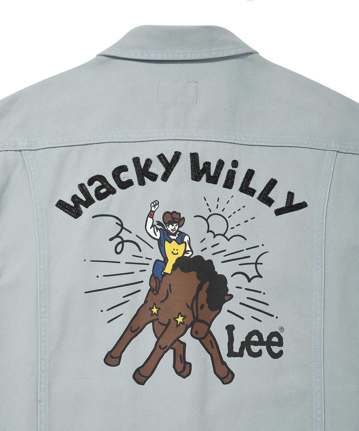 와키윌리(WACKY WILLY) [와키윌리 x Lee] 그래픽 데님 자켓 민트