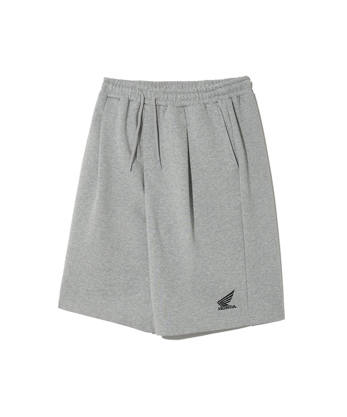 핍스 모터사이클(PHYPS MOTORCYCLE) Honda Original Wing logo Bermuda Sweat Pants_Gray