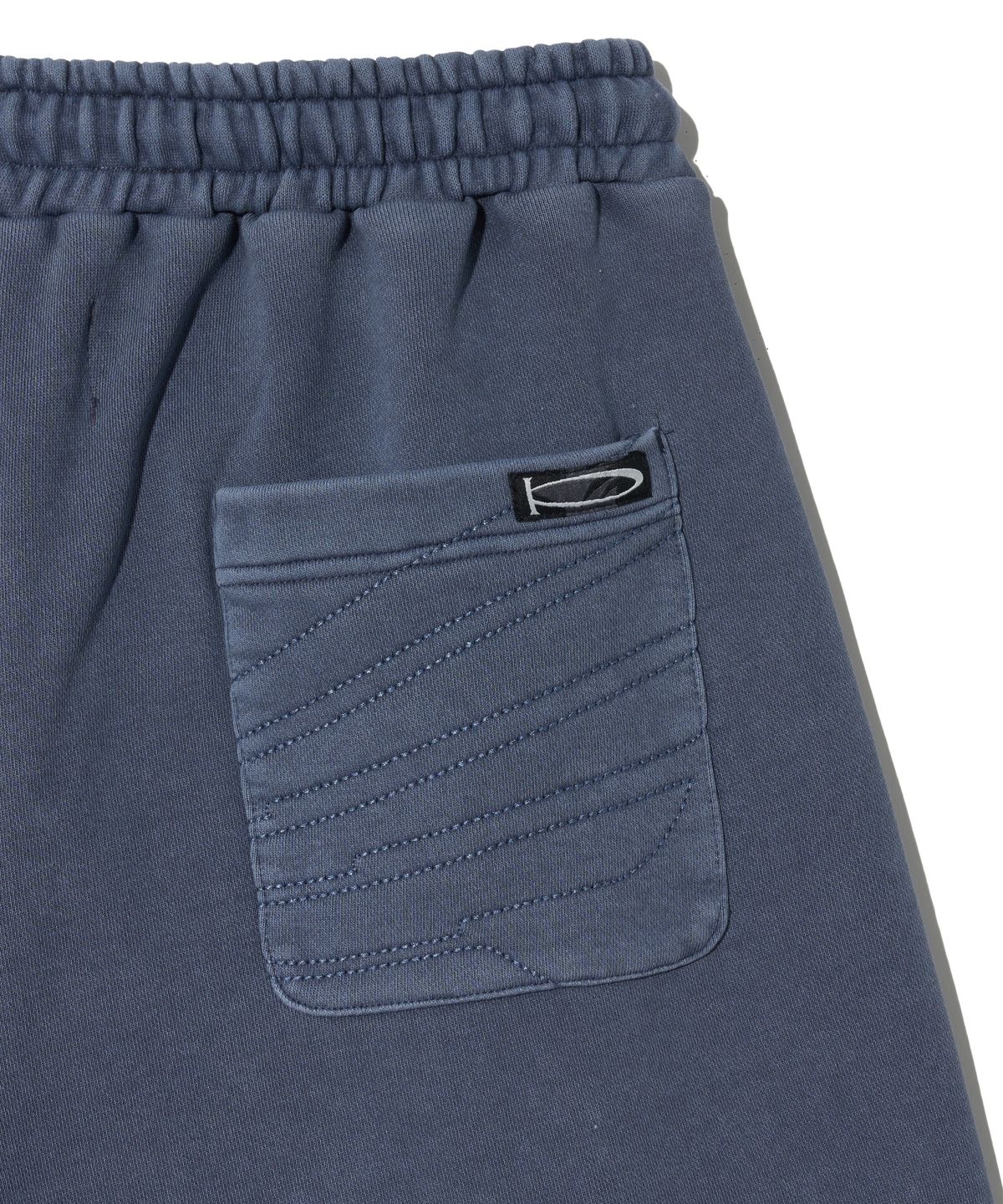 핍스 모터사이클(PHYPS MOTORCYCLE) Honda Original Wing logo Bermuda Sweat Pants_Vintage Navy