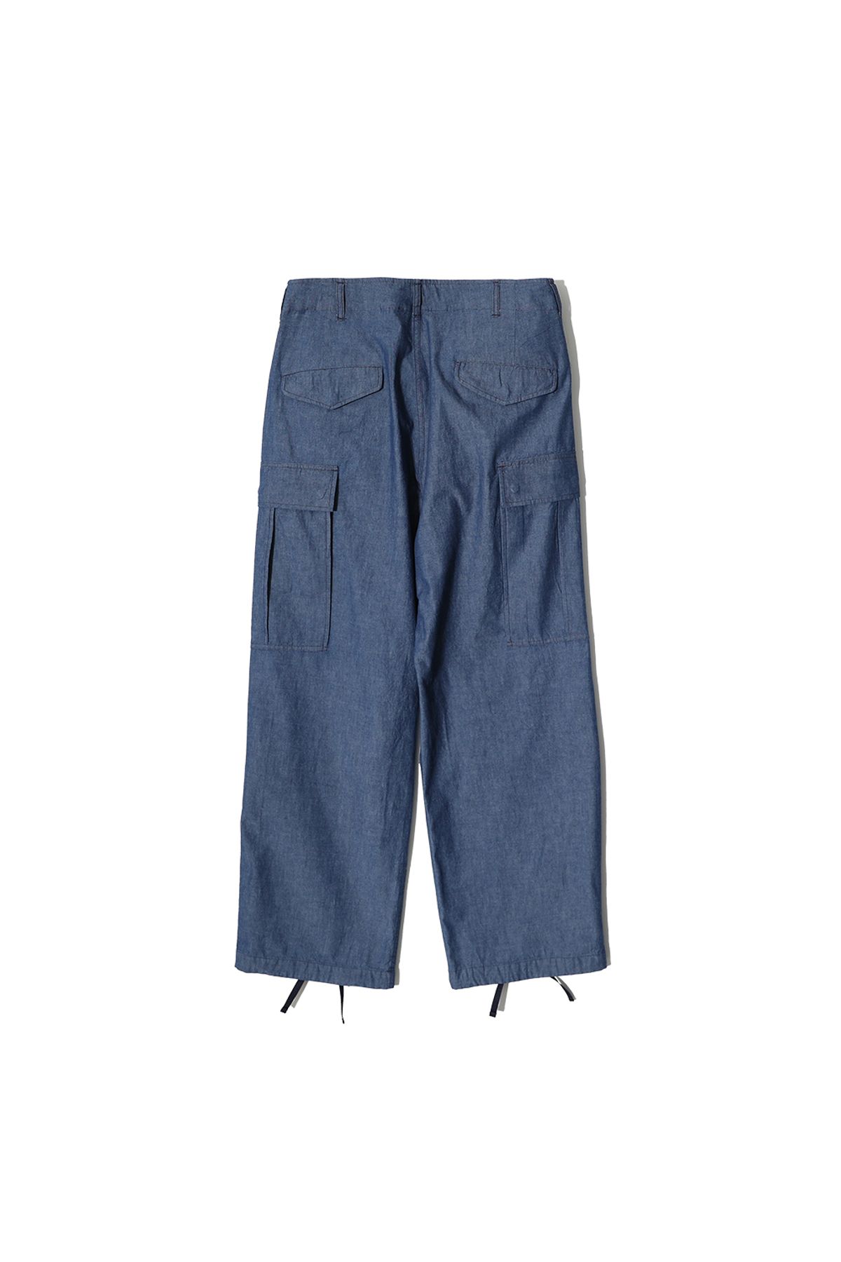 홀리선(HORLISUN) Keystone Chambray Cargo Pants Light Blue