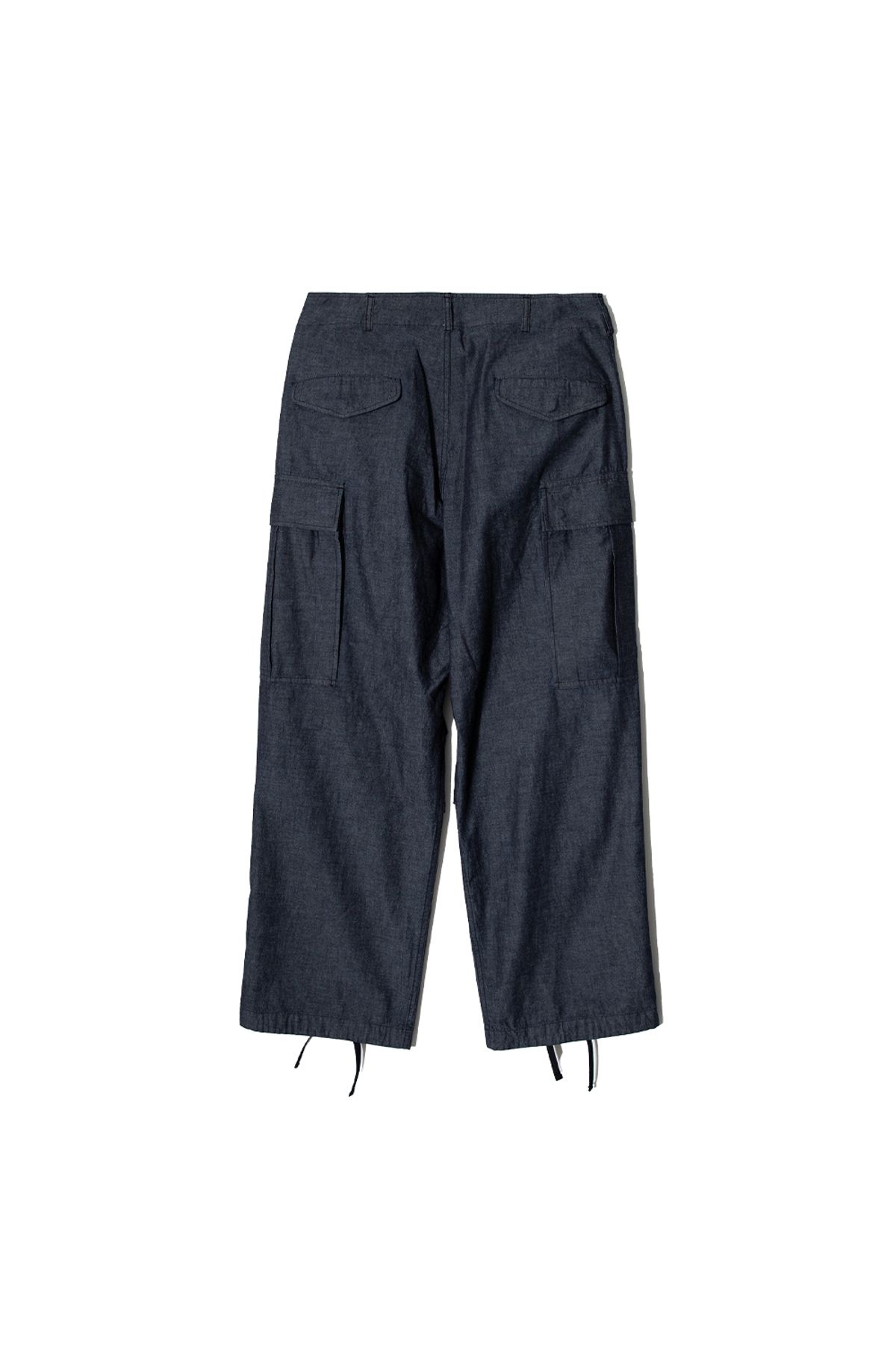 홀리선(HORLISUN) Keystone Chambray Cargo Pants Dark Navy