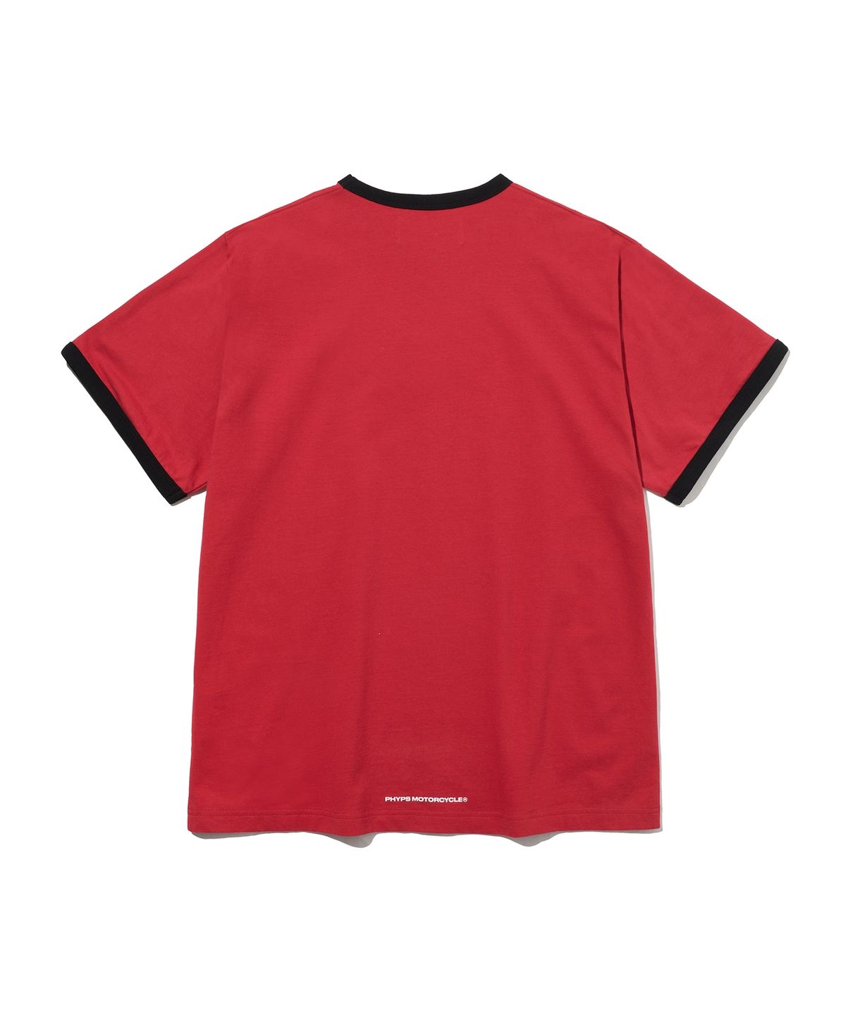 핍스 모터사이클(PHYPS MOTORCYCLE) I Love Honda Ringer T-shirt_Red