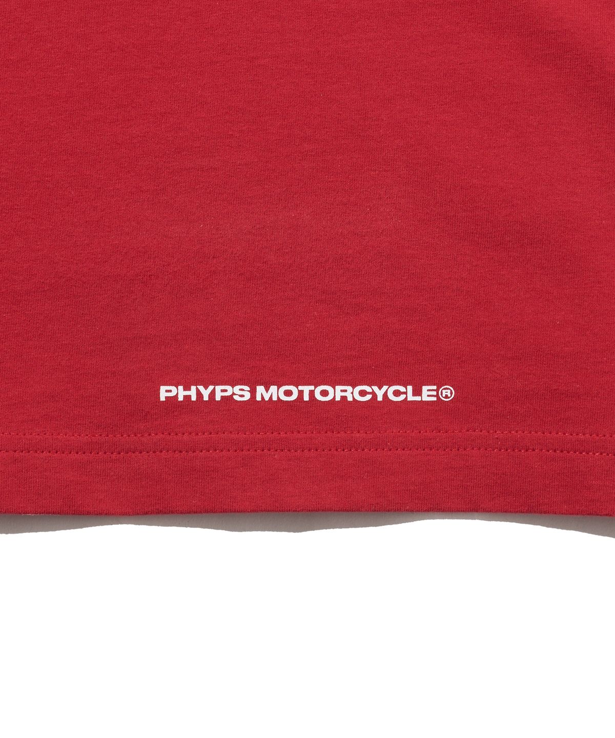 핍스 모터사이클(PHYPS MOTORCYCLE) I Love Honda Ringer T-shirt_Red