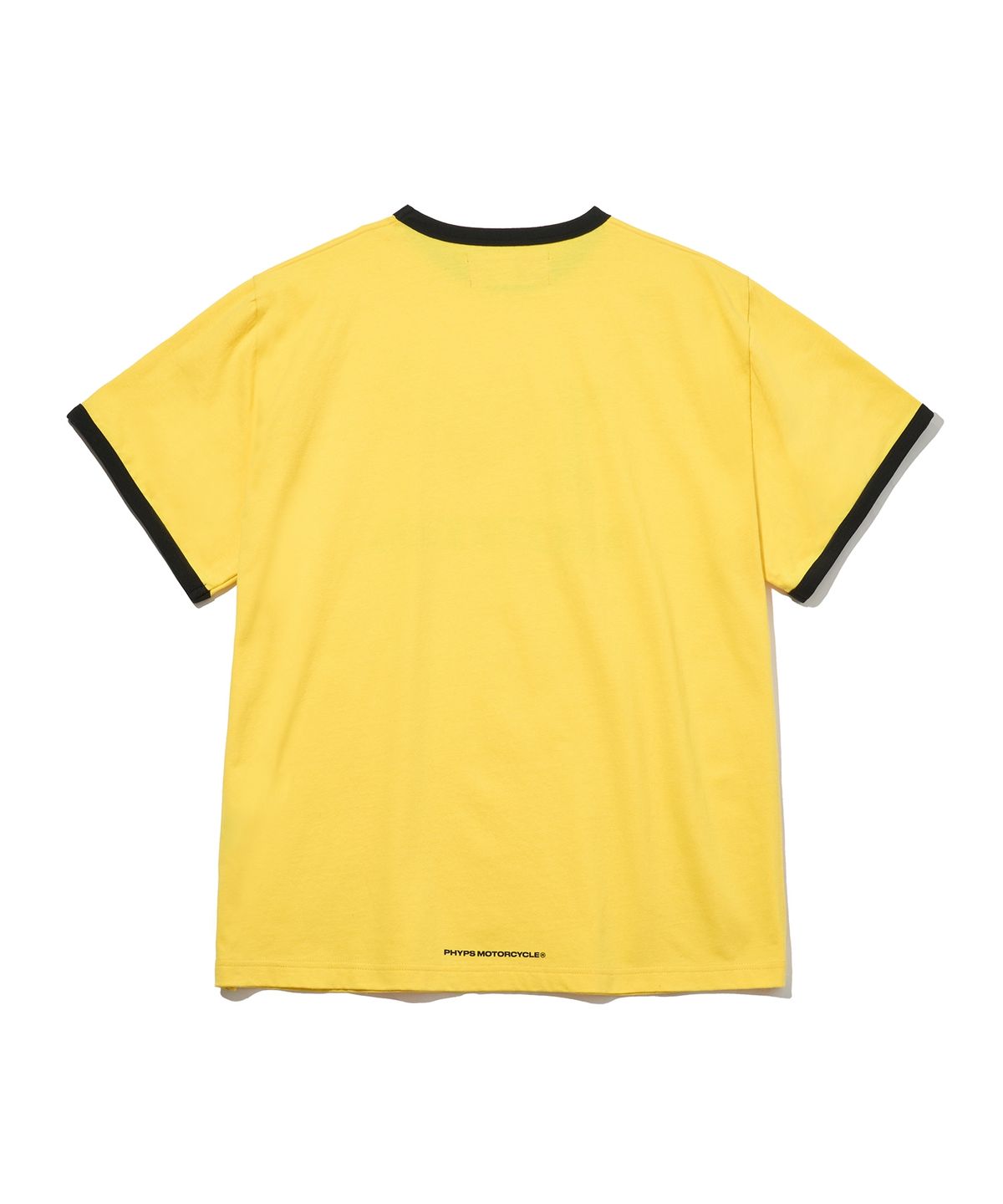 핍스 모터사이클(PHYPS MOTORCYCLE) I Love Honda Ringer T-shirt_Yellow