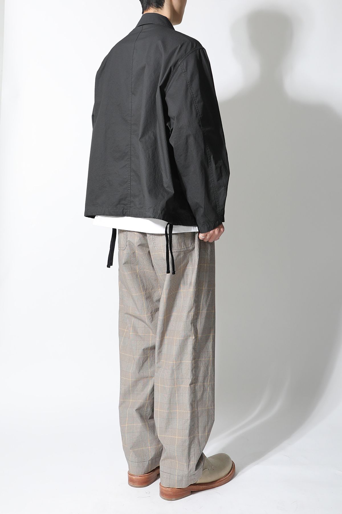홀리선(HORLISUN) Cove Typewriter TD Loose Pants Beige