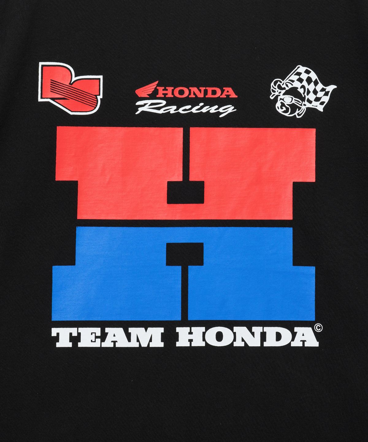 핍스 모터사이클(PHYPS MOTORCYCLE) H Logo Ringer T-shirt_Black