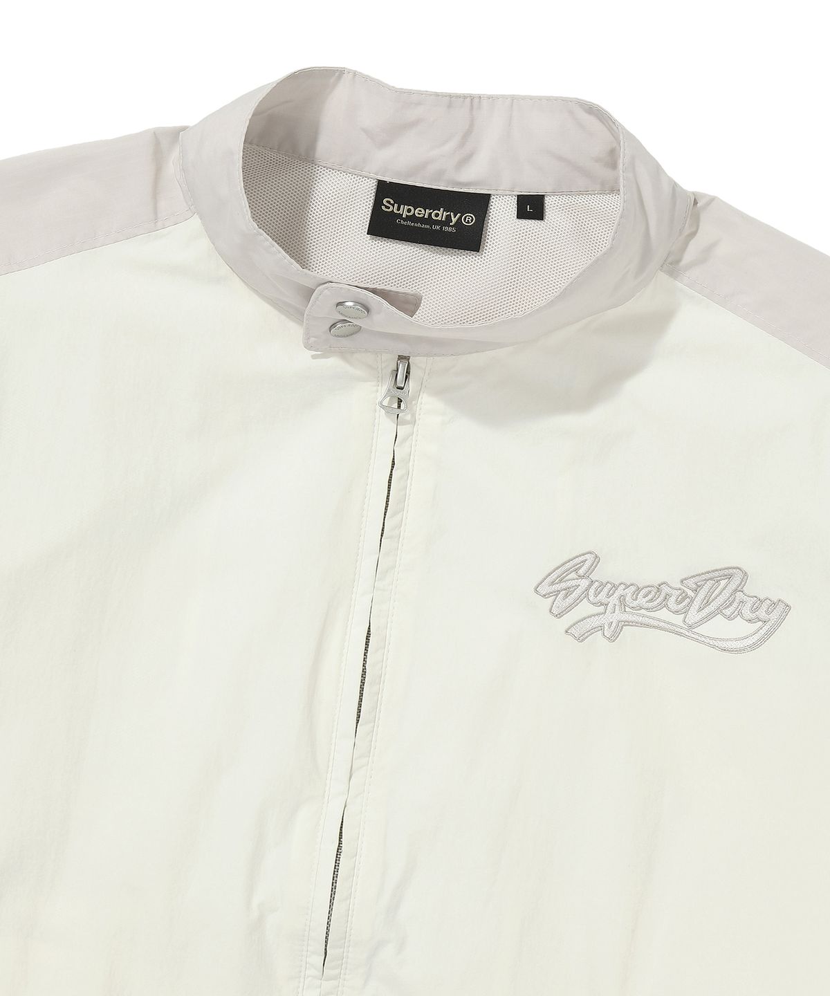 슈퍼드라이(SUPERDRY) 나일론 플라이트 자켓 크림