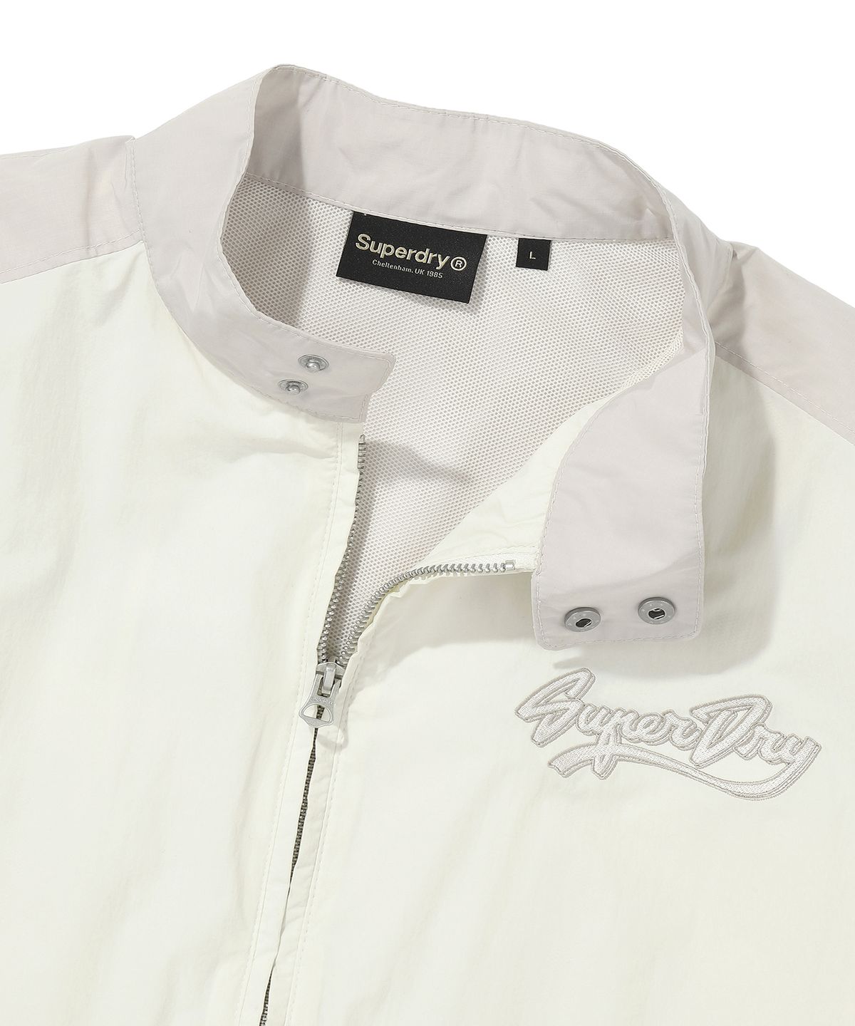슈퍼드라이(SUPERDRY) 나일론 플라이트 자켓 크림