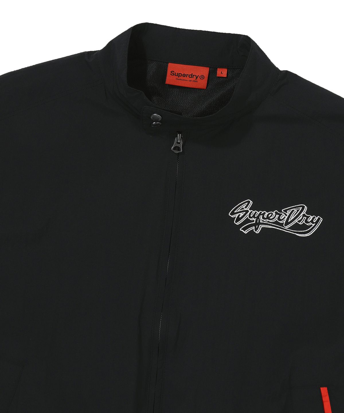 슈퍼드라이(SUPERDRY) 나일론 플라이트 자켓 블랙