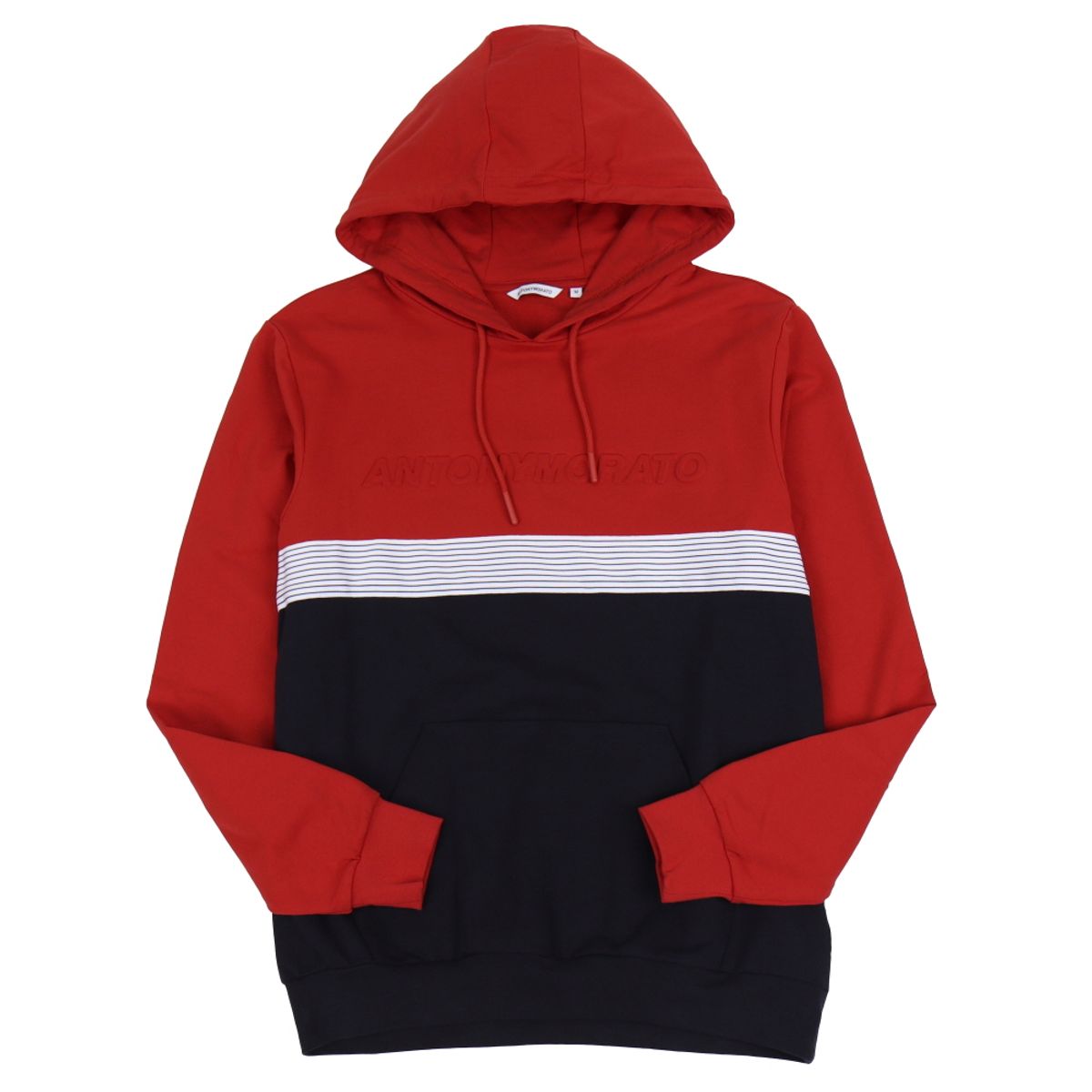 이카룩(IKALOOK) 엠보 로고 멀티 컬러 후드티셔츠 TEE192