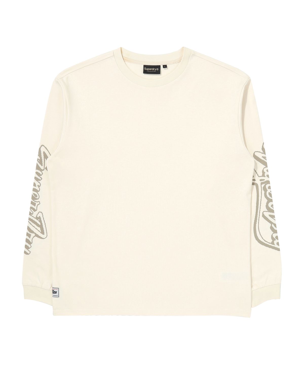 슈퍼드라이(SUPERDRY) 스케이팅 클럽 롱슬리브 크림