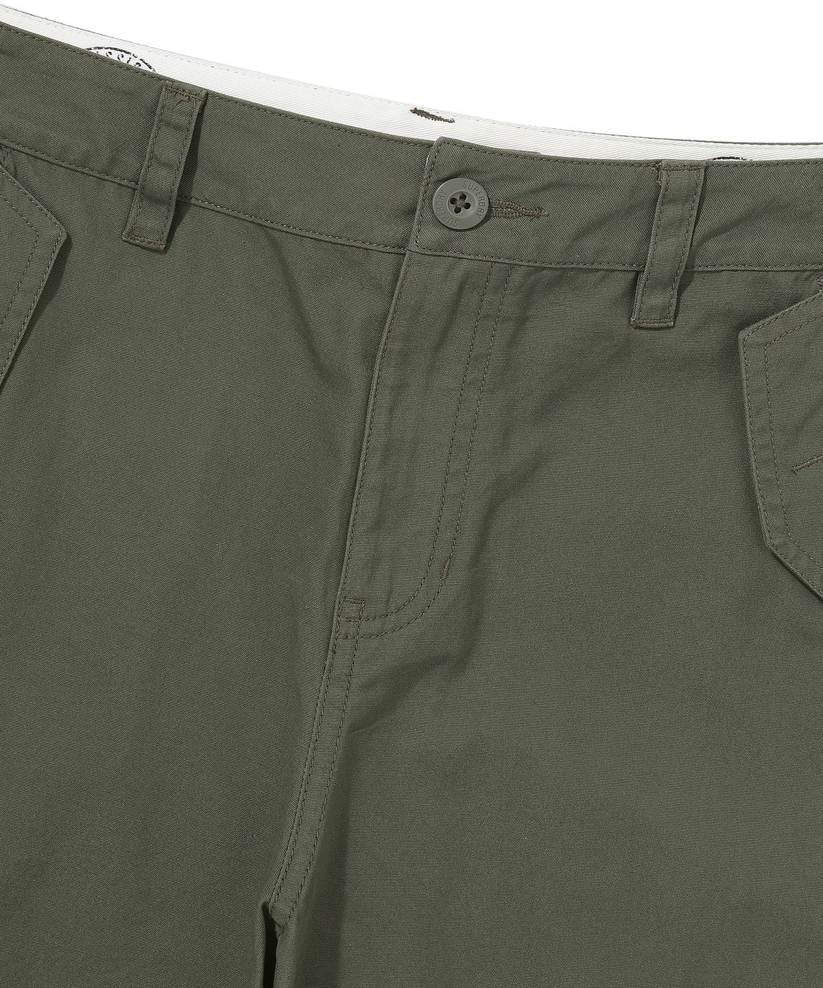 슈퍼드라이(SUPERDRY) W 아웃포켓 카고 쇼츠 올리브