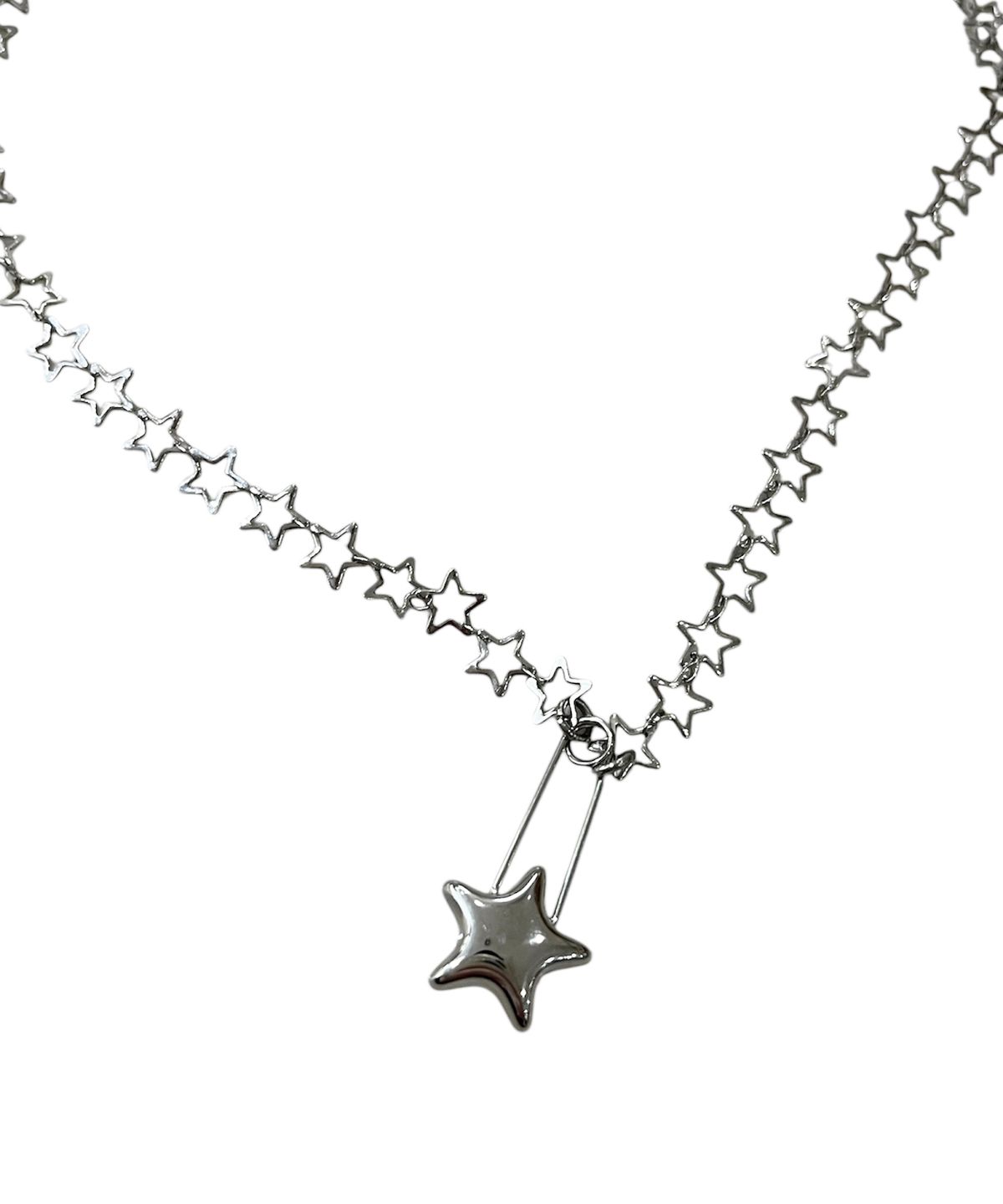 스케이터락(SK8ER ROCK) Star Star Surgical Steel Necklace